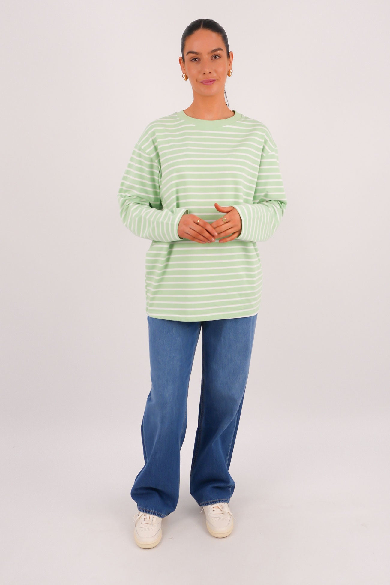 Maddie Long Sleeve Tee Mint