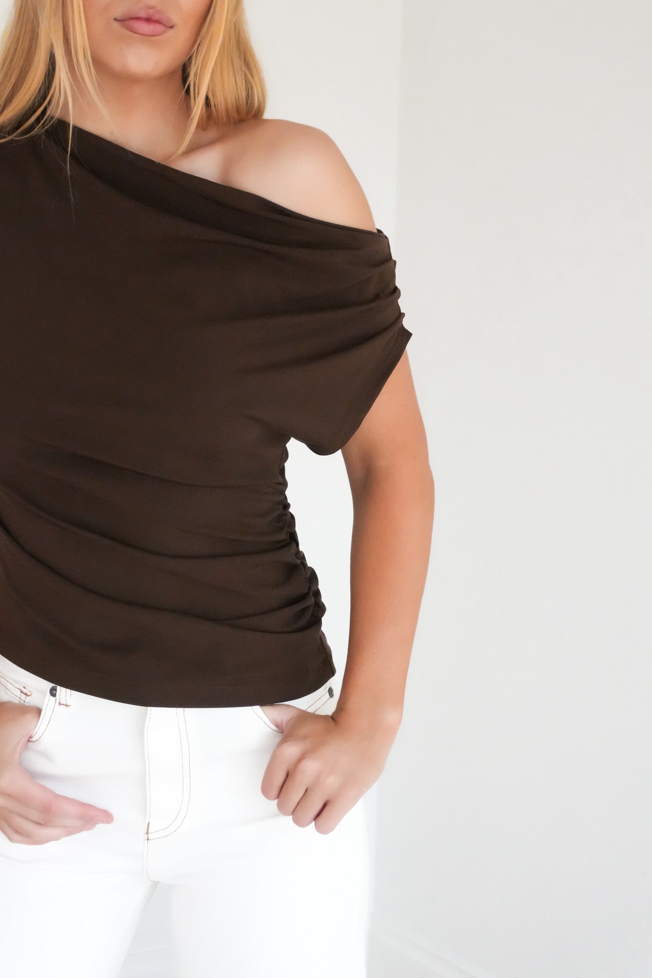 Mallory Top Chocolate