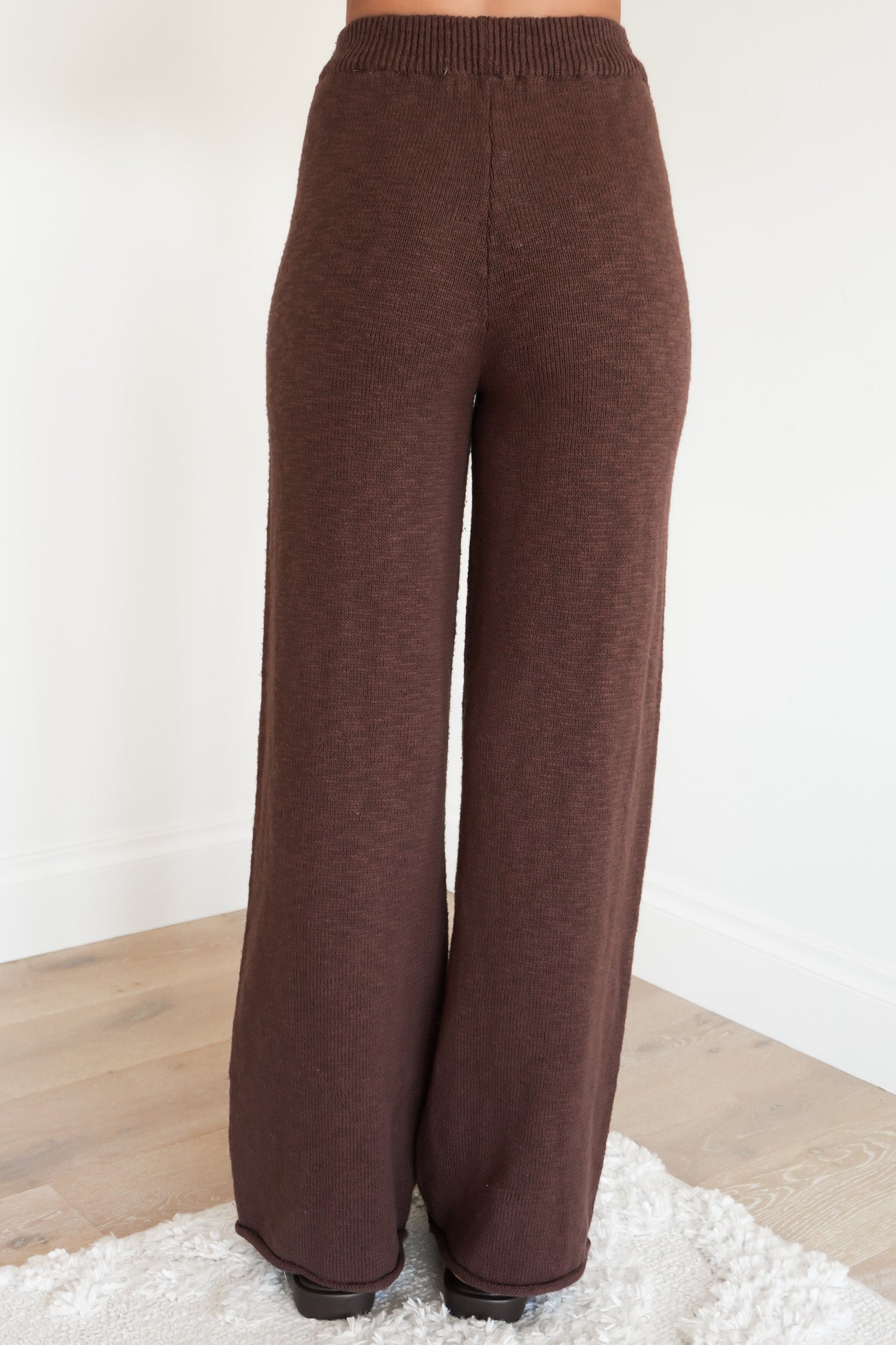 Mally Knit Pant Chocolate