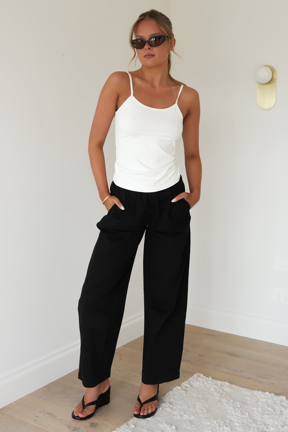 Margo Barrel Pant Black