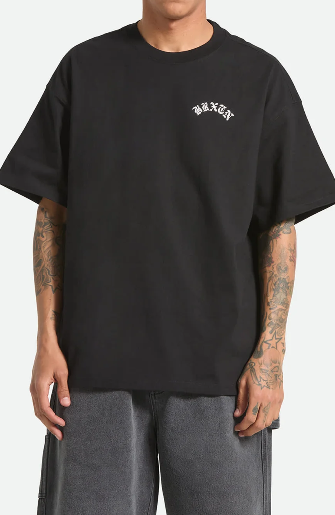 Drive Short Sleeve Oversized Tee Black