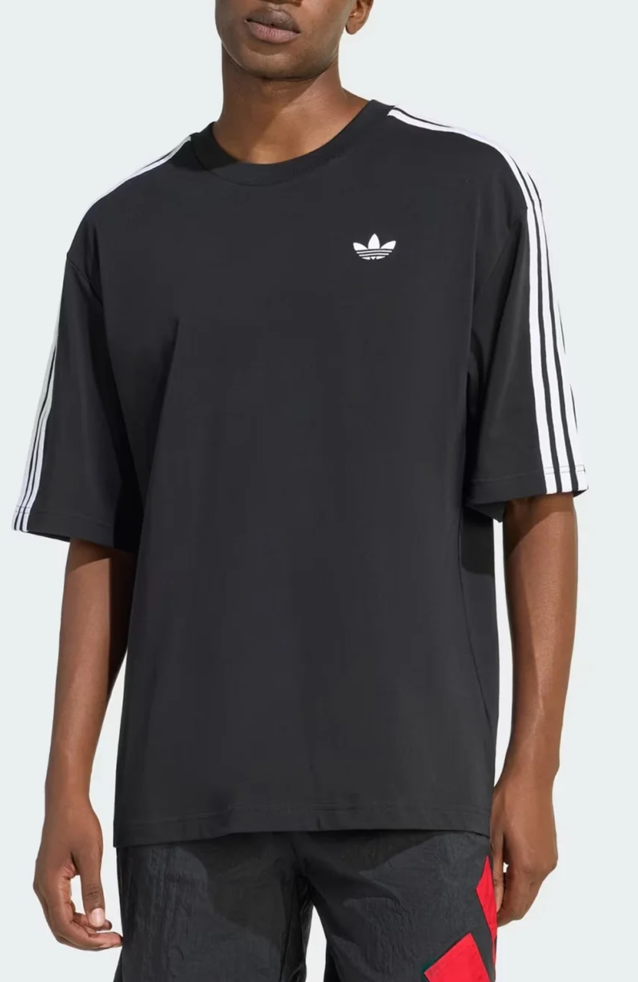 Adicolor 3 Stripes Oversized Tee Black