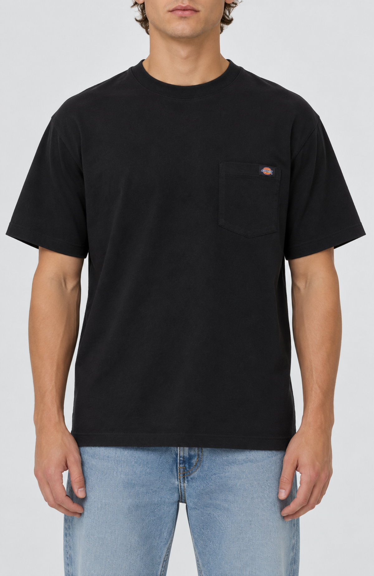 Heavy Jersey Pocket Tee Black