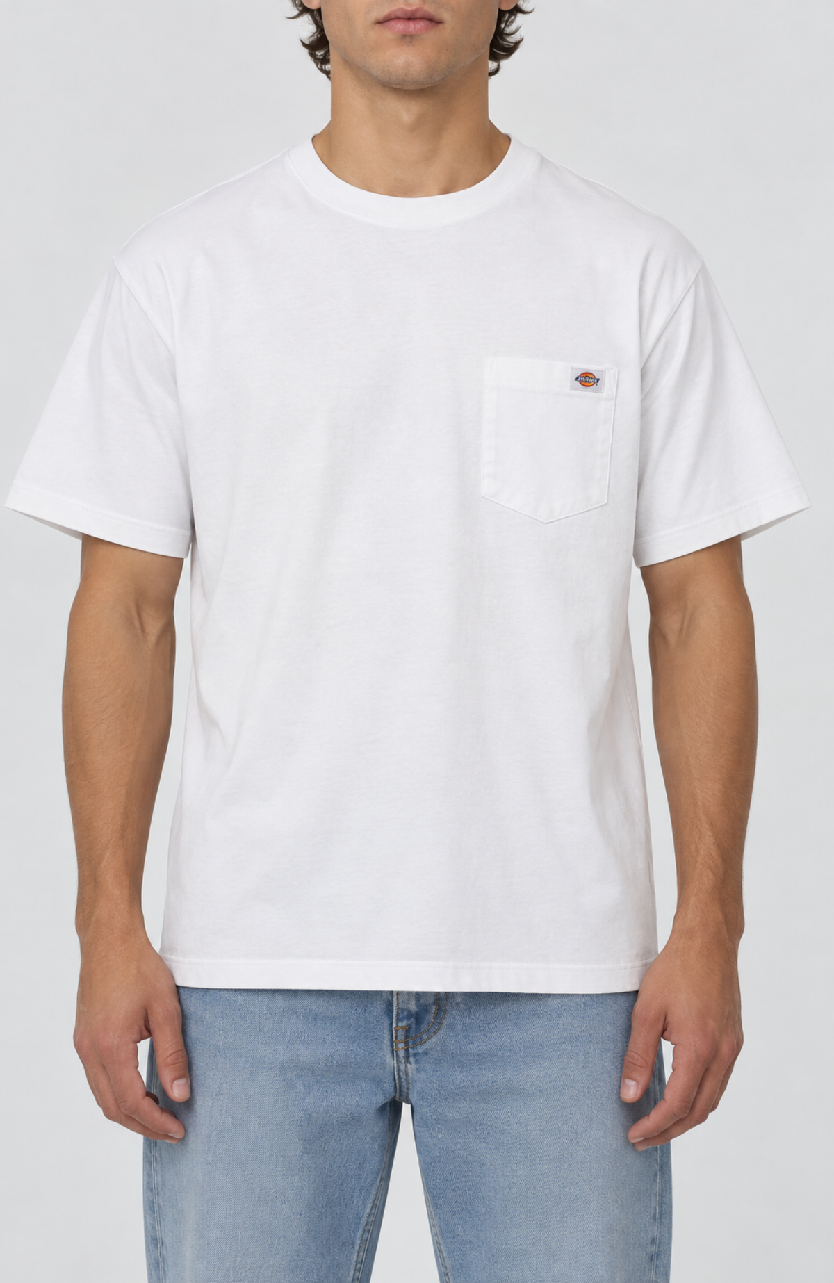 Heavy Jersey Pocket Tee Dickies White