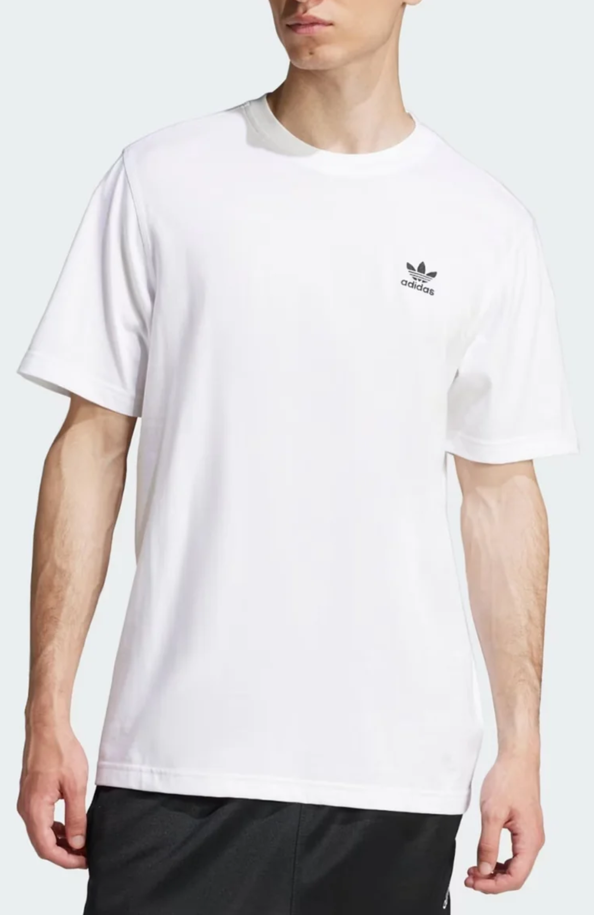 Trefoil Essential Tee White