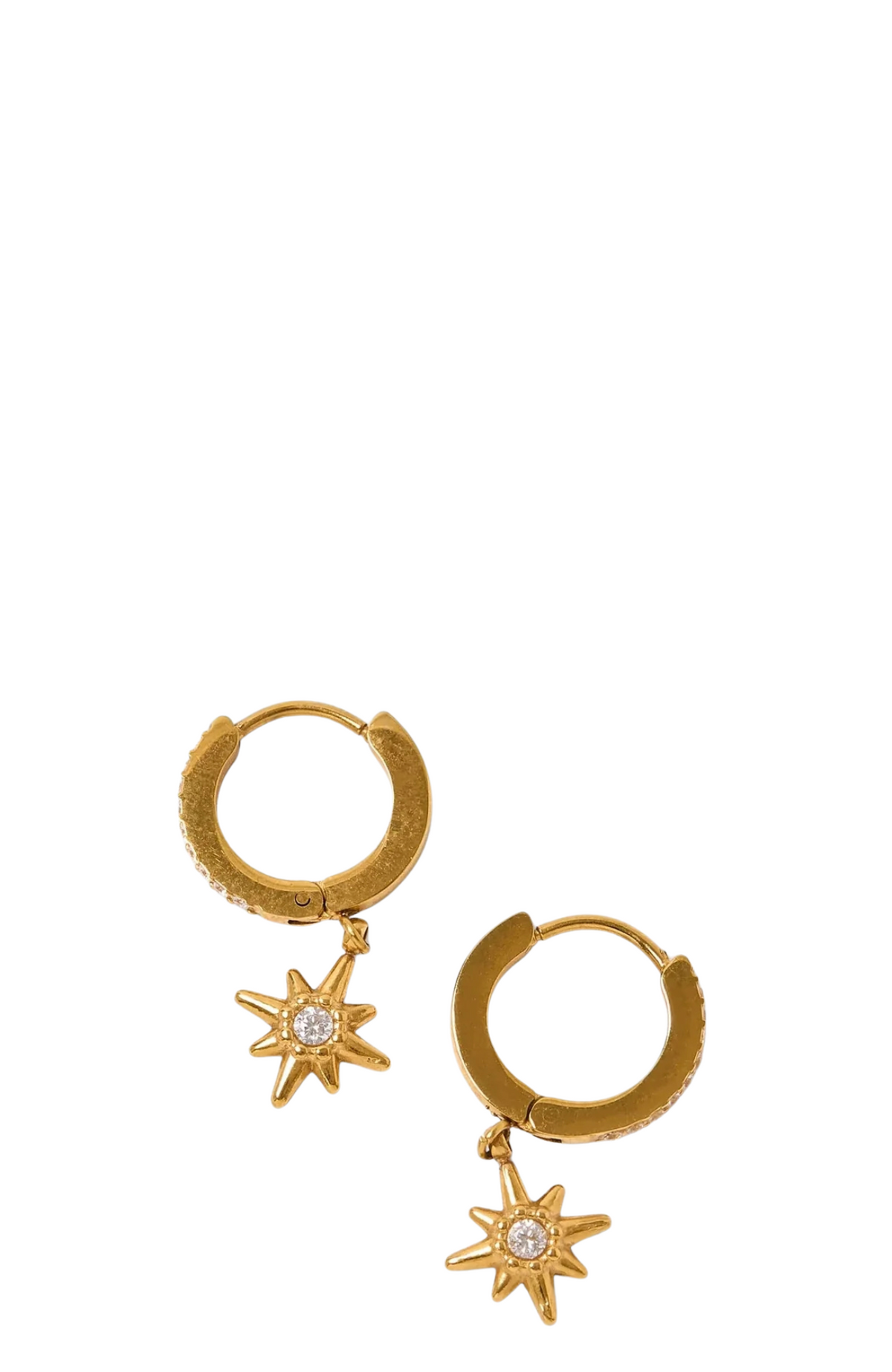 Aya Drop Earrings Gold