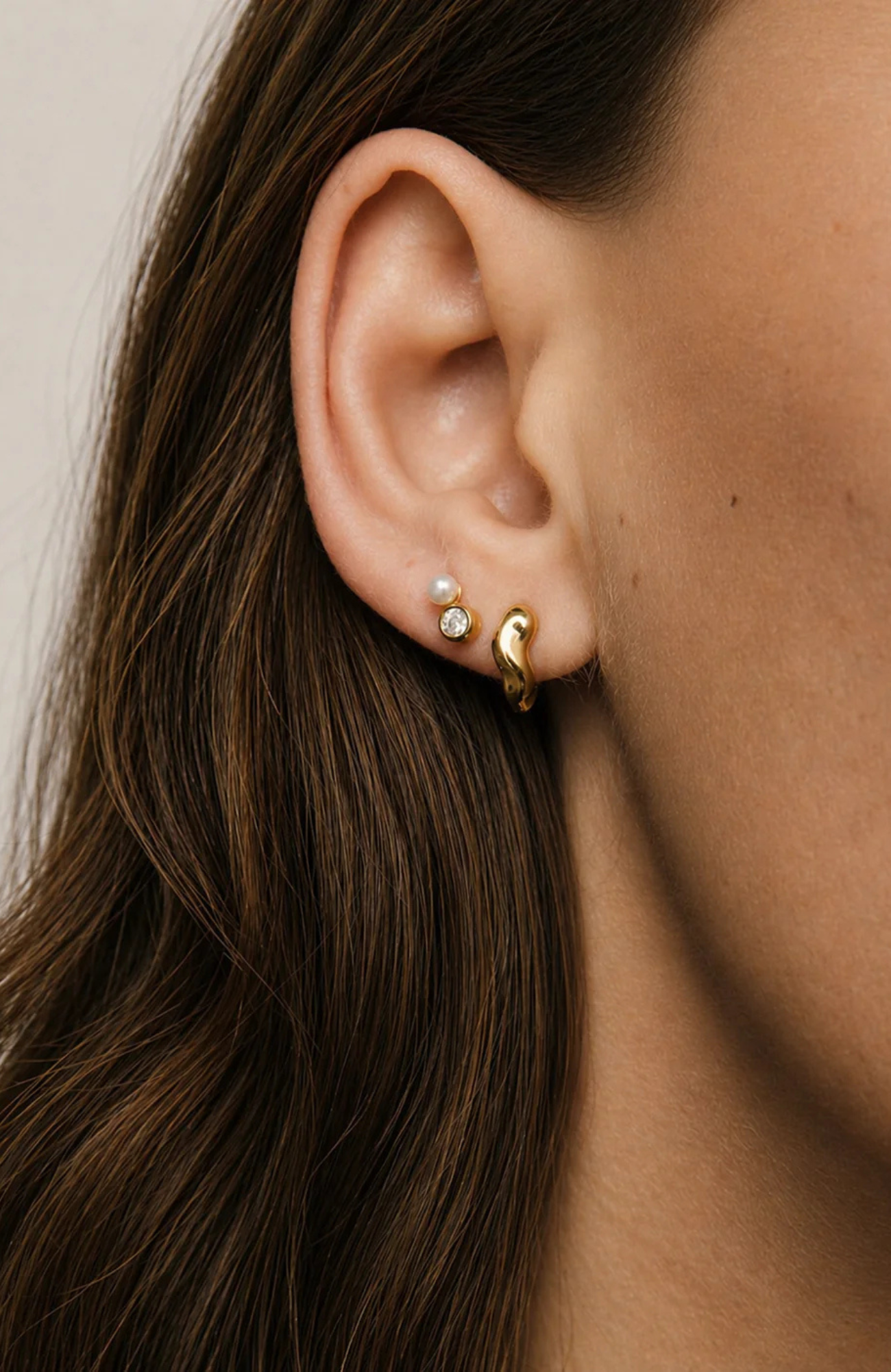 Kirra Studs Gold