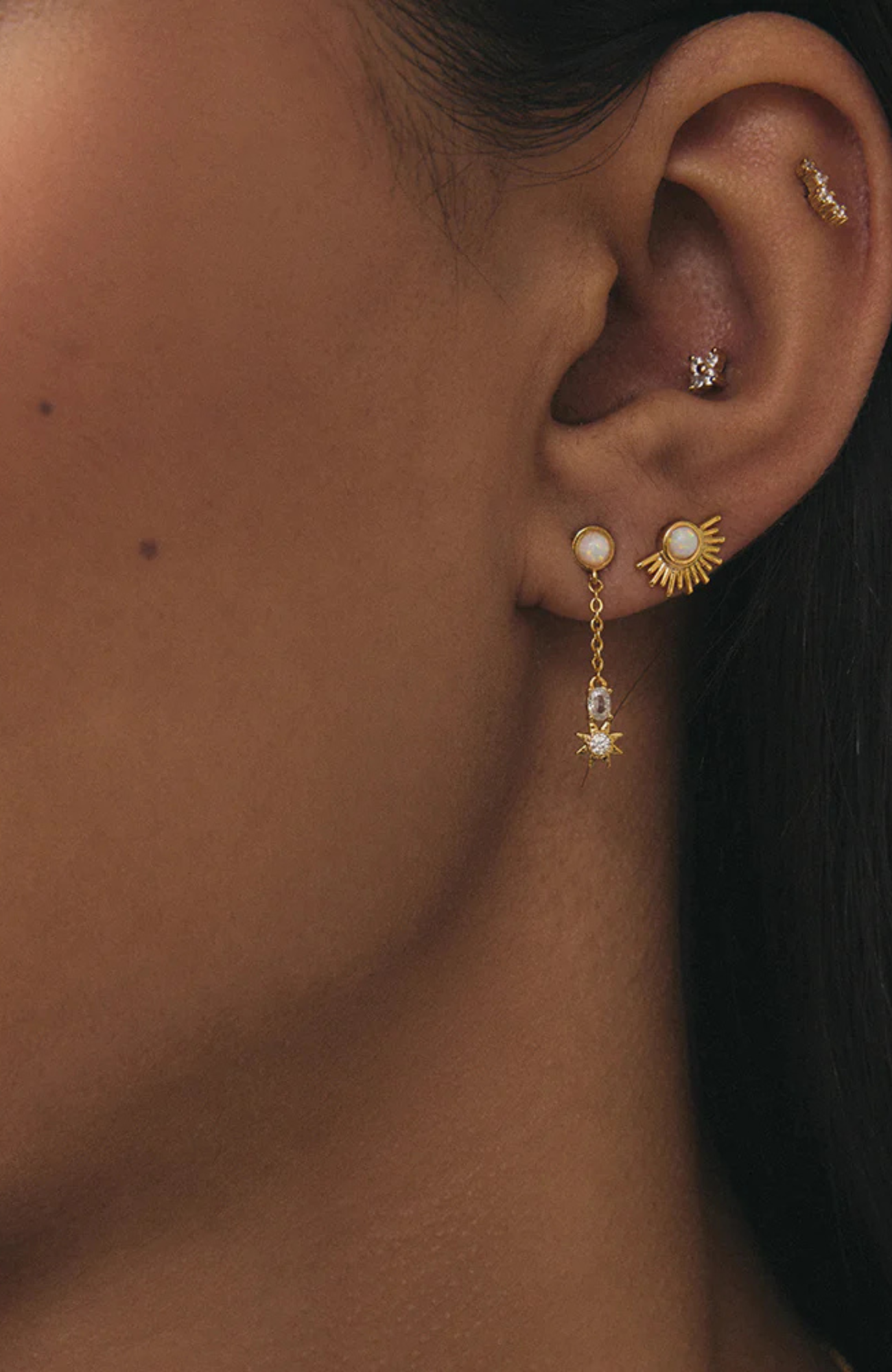 Oceane Studs Gold
