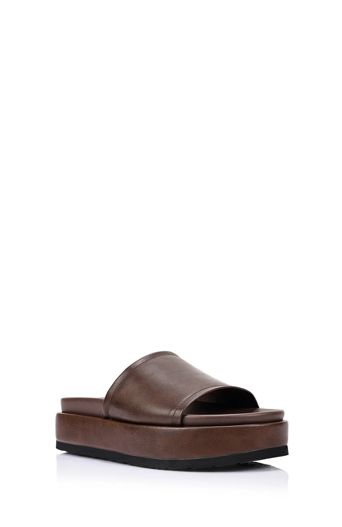 Hades Flatform Slides Brown Distressed
