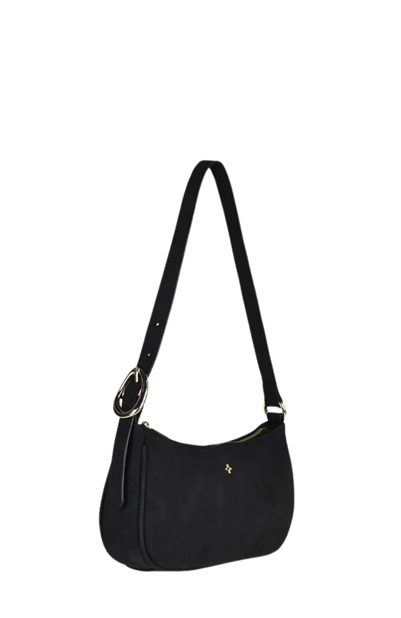 Jesabel Bag Black Faux Suede Gold