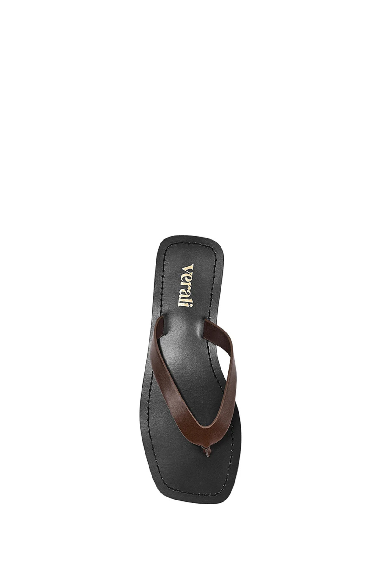 Dune Casual Thongs Chocolate Brown