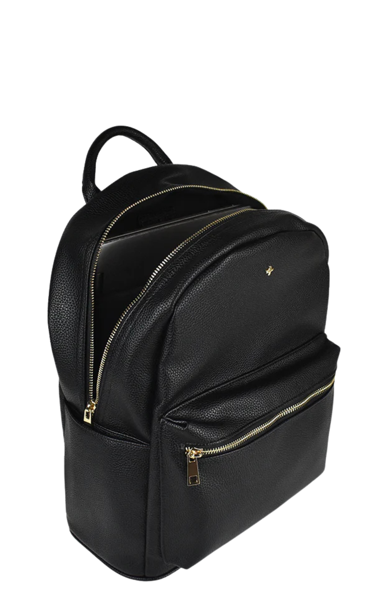 Tyler Backpack Black Pebble Gold