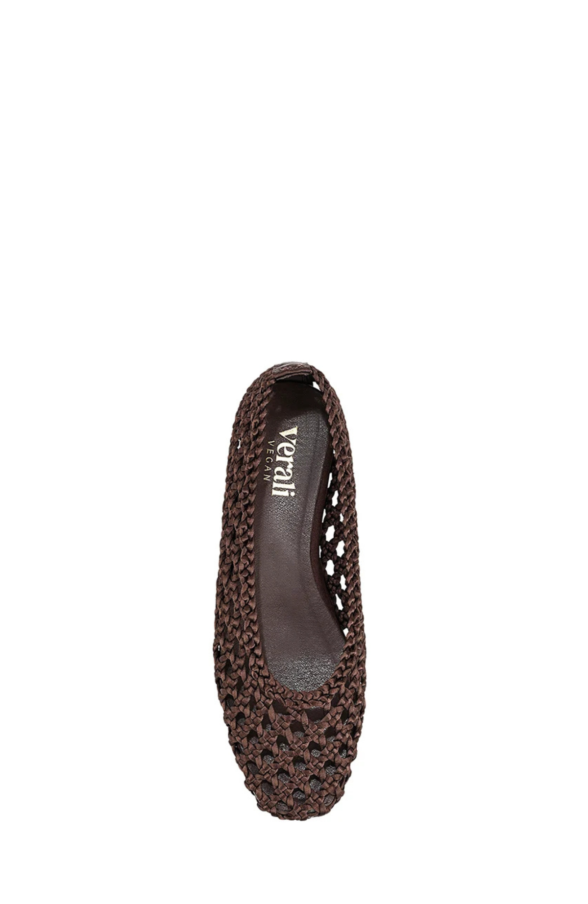 Evan Woven Ballet Flats Chocolate Brown