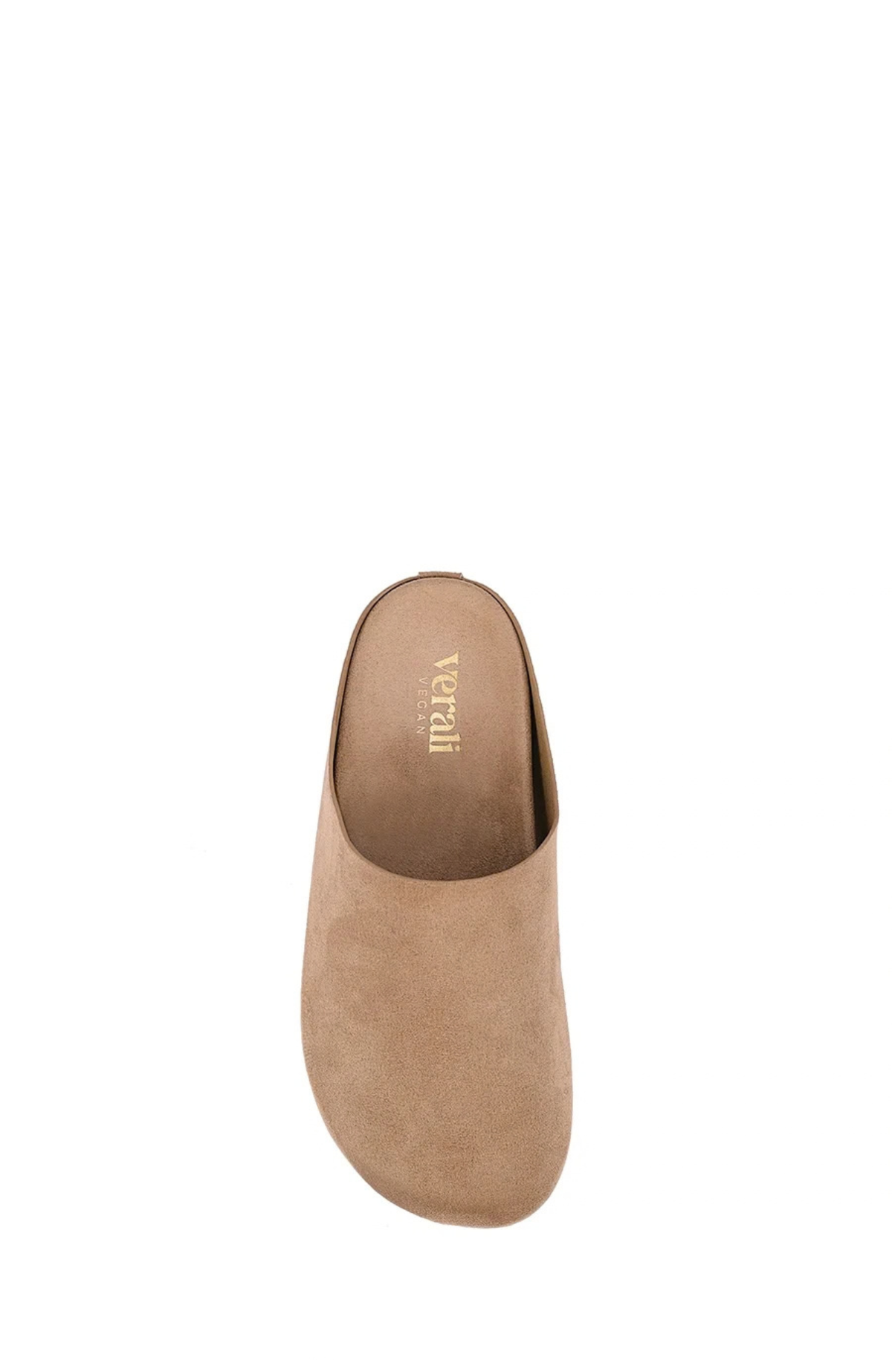 Terry Closed Toe Mules Taupe Micro
