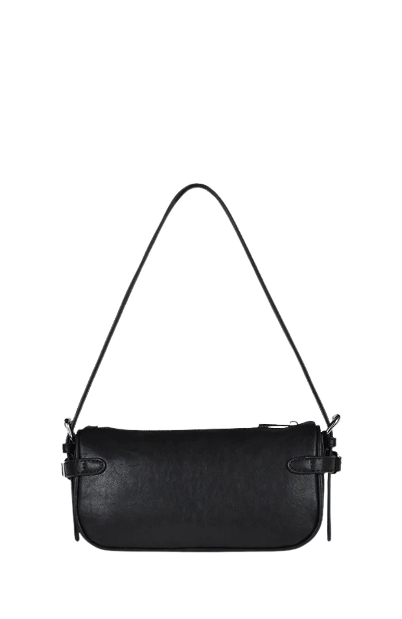 Cardi Bag Black Grain Silver
