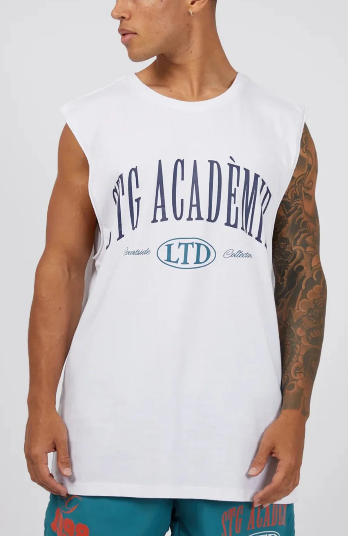 Courtside Muscle White