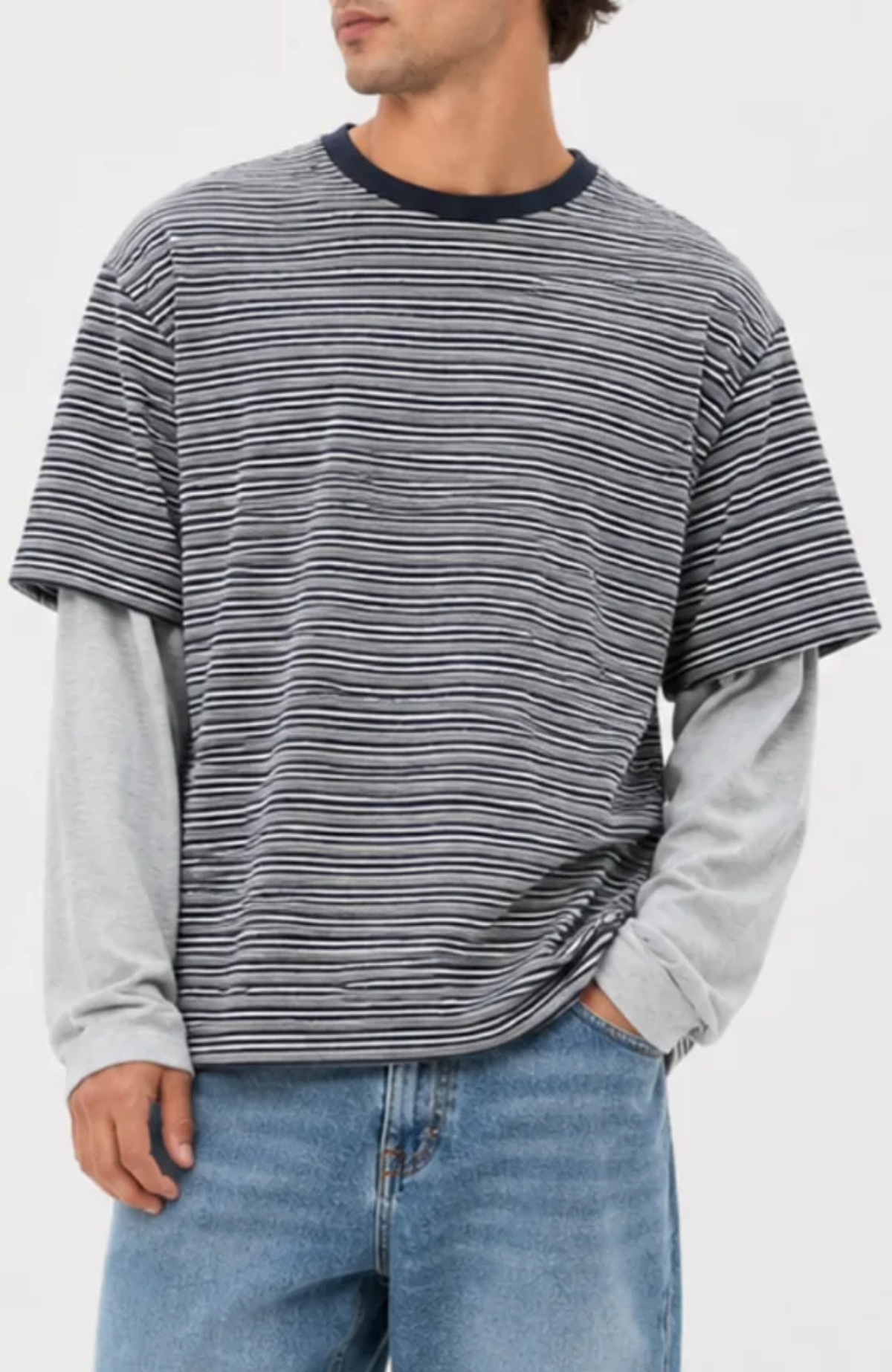 Layered Long Sleeve Stripe