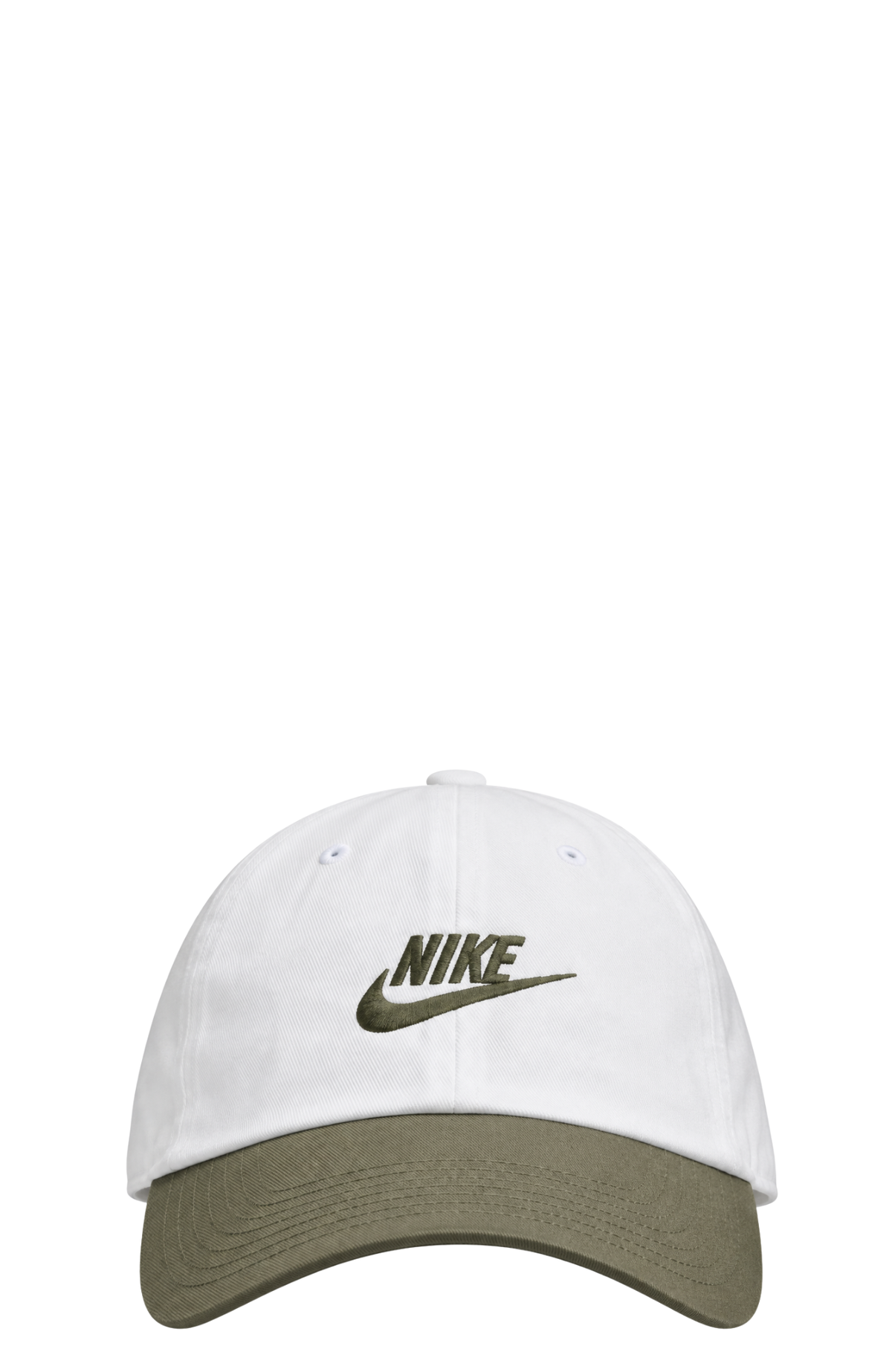Nike Club Cap Futura White Medium Olive
