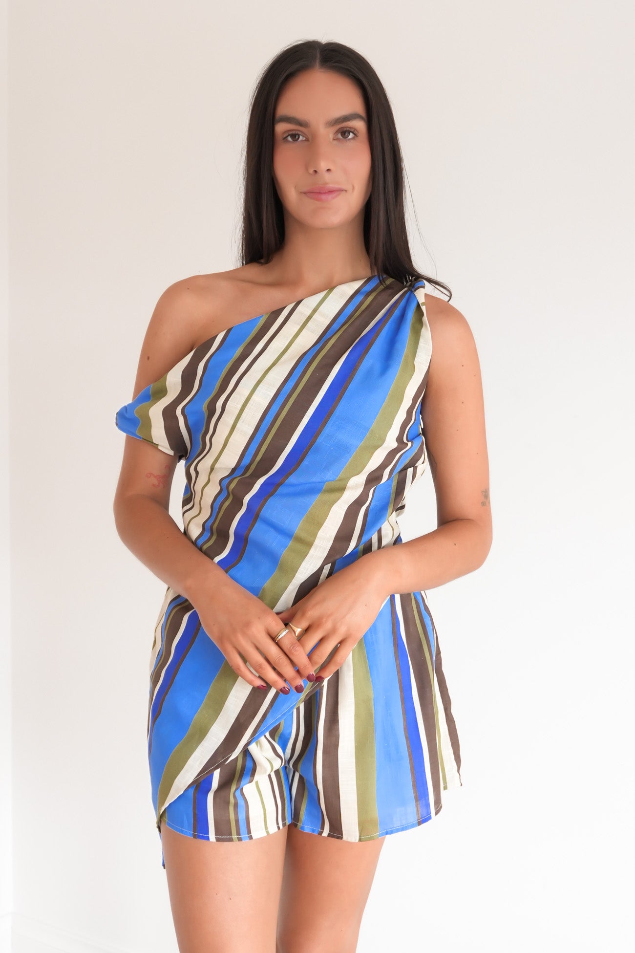 Marlee Set Blue Stripe