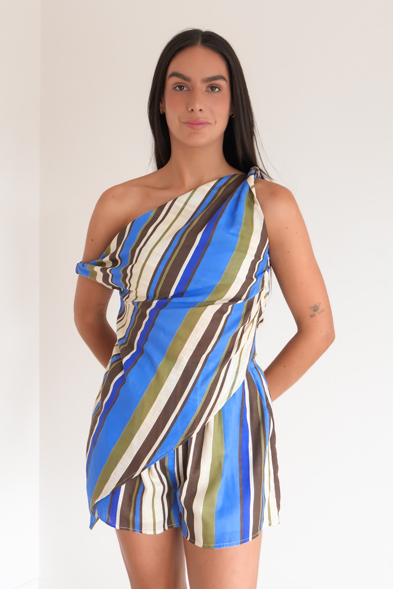 Marlee Set Blue Stripe