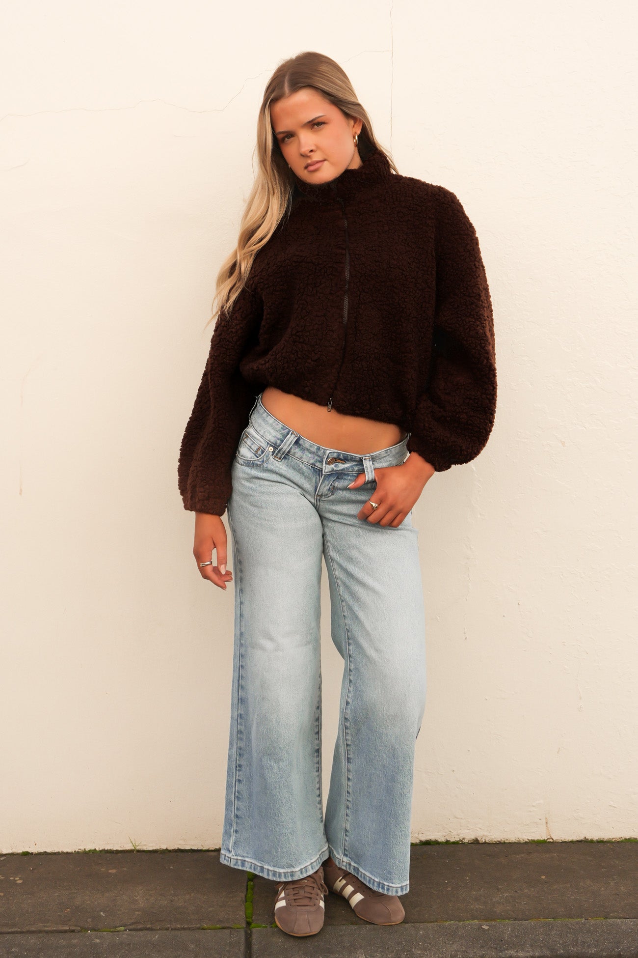 Mattie Sherpa Bomber Chocolate