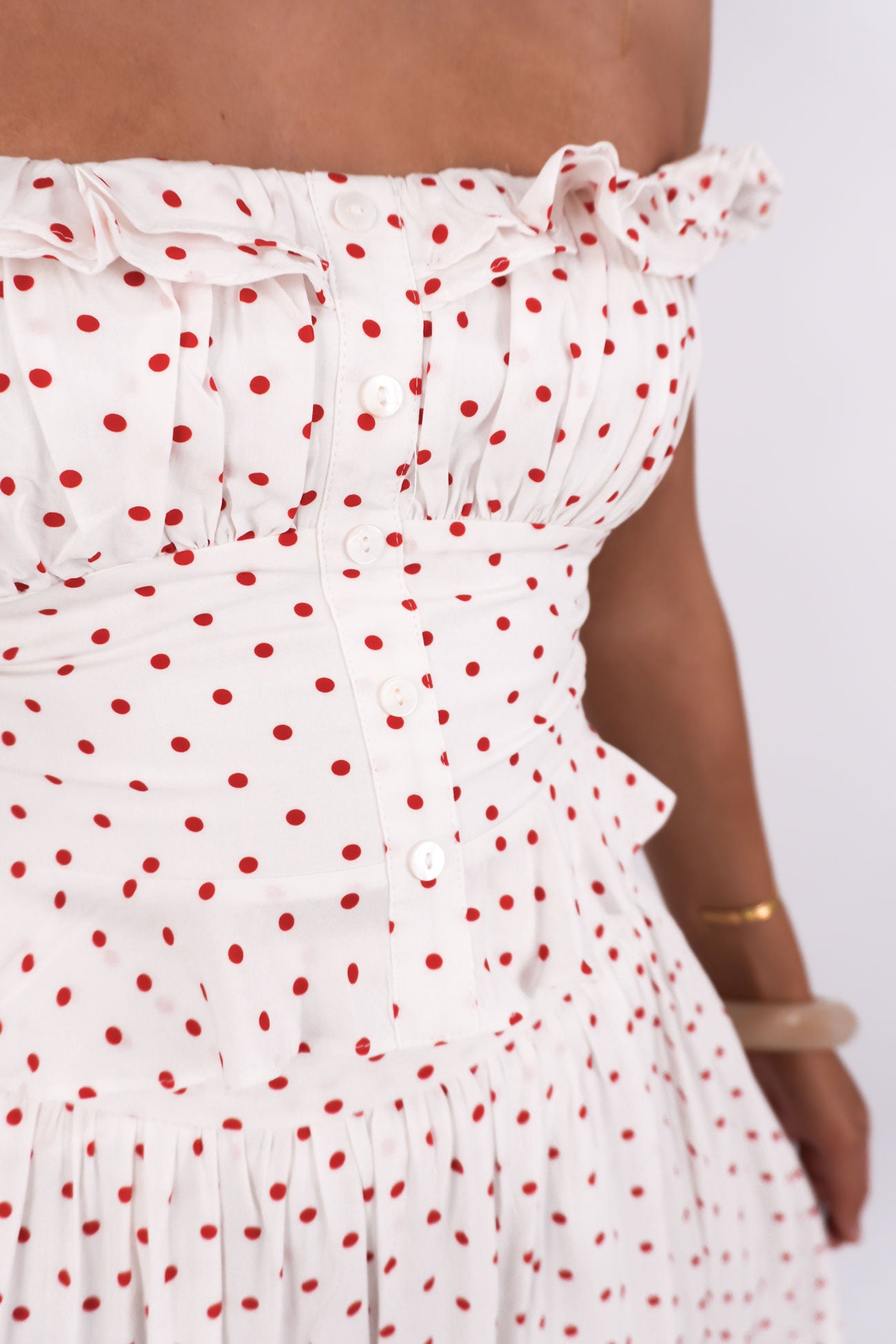 Mattina Set Red Polka Dot