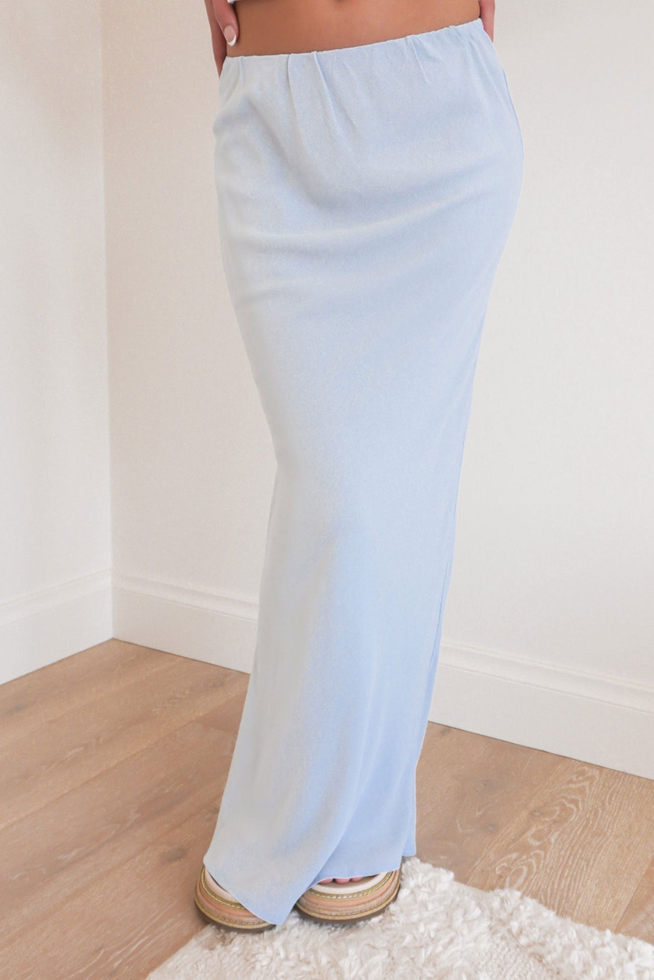 Maybelle Slip Skirt Sky Blue