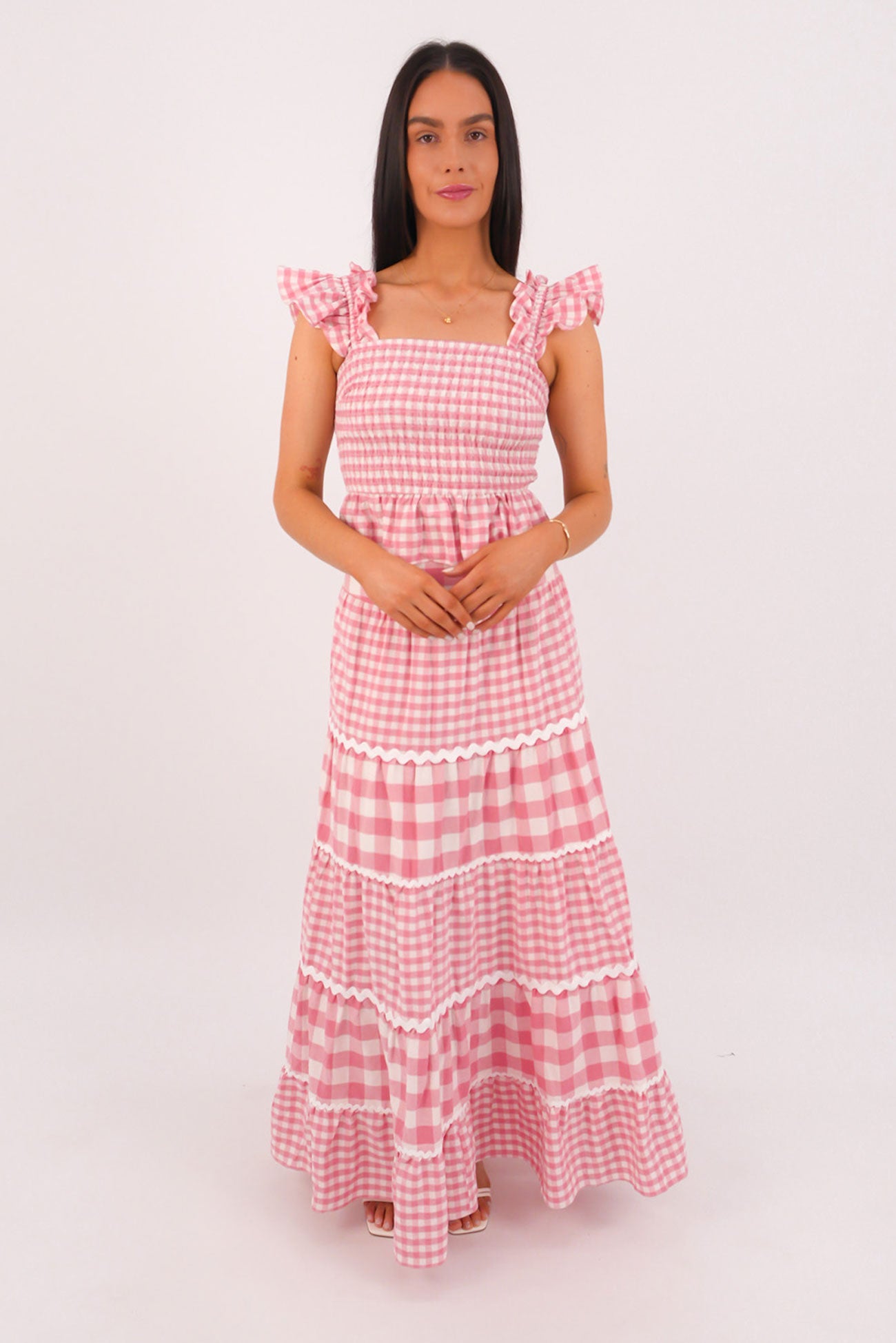Meira Set Pink Gingham