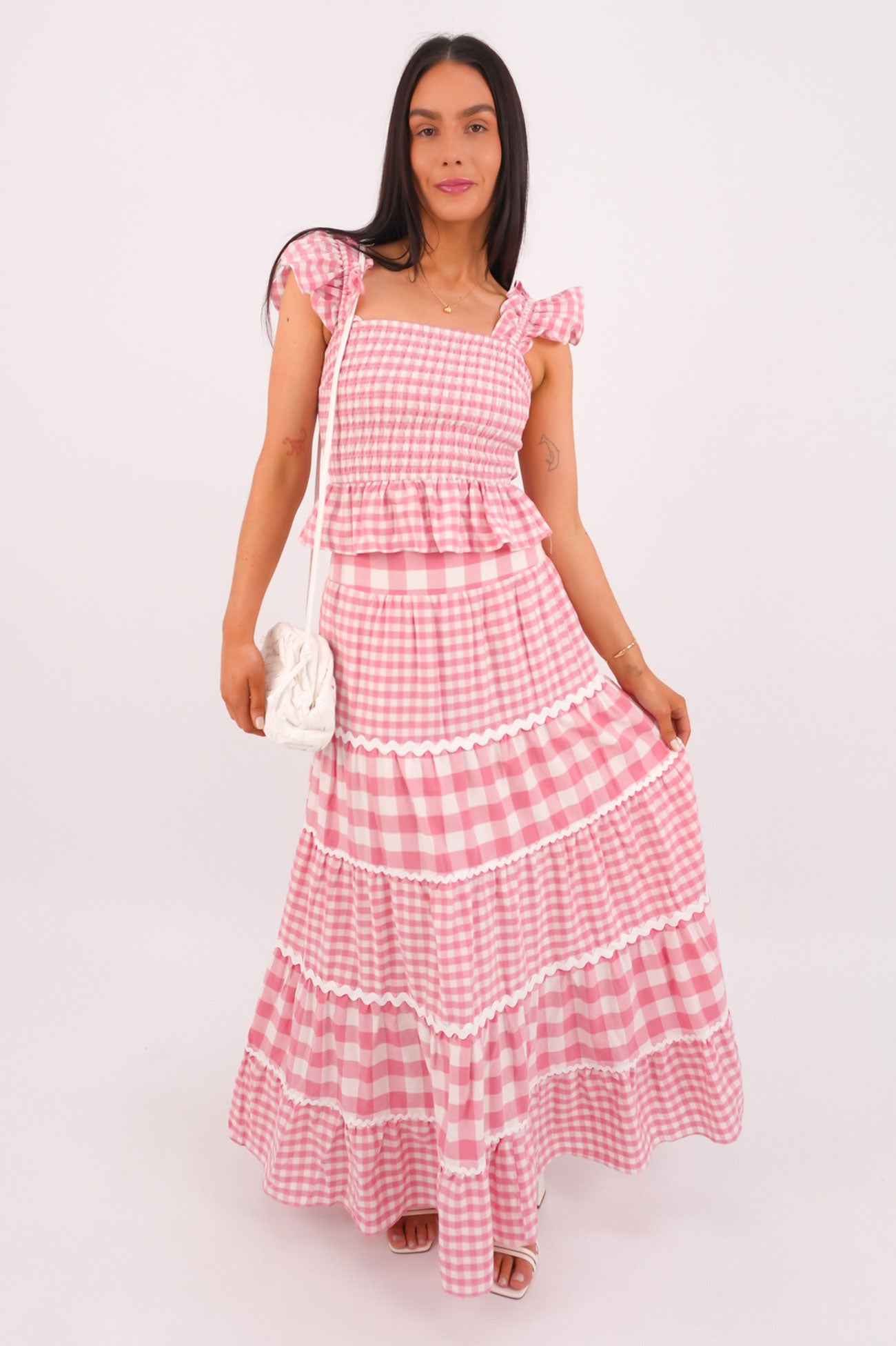 Meira Set Pink Gingham