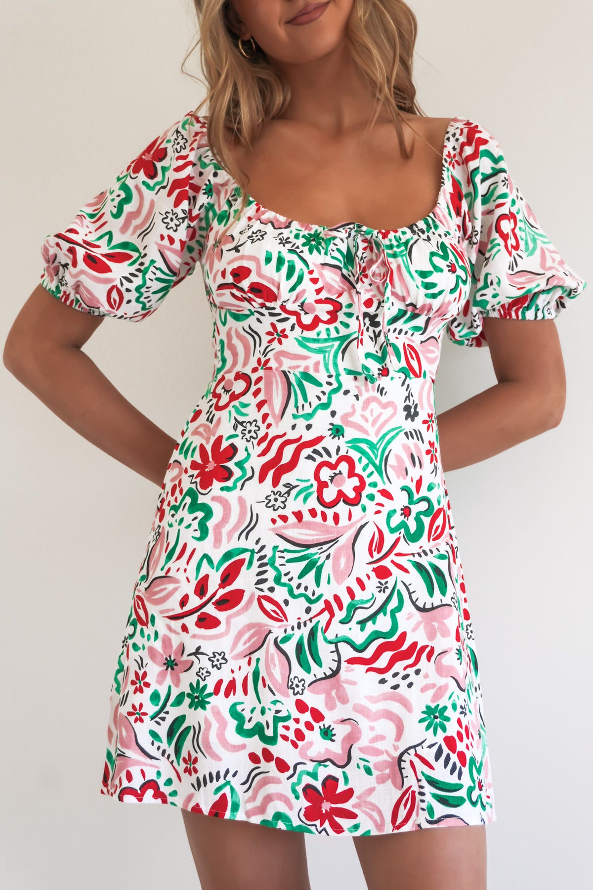 Multi Pattern Mini Dress Merry Mini Dress Multi Floral