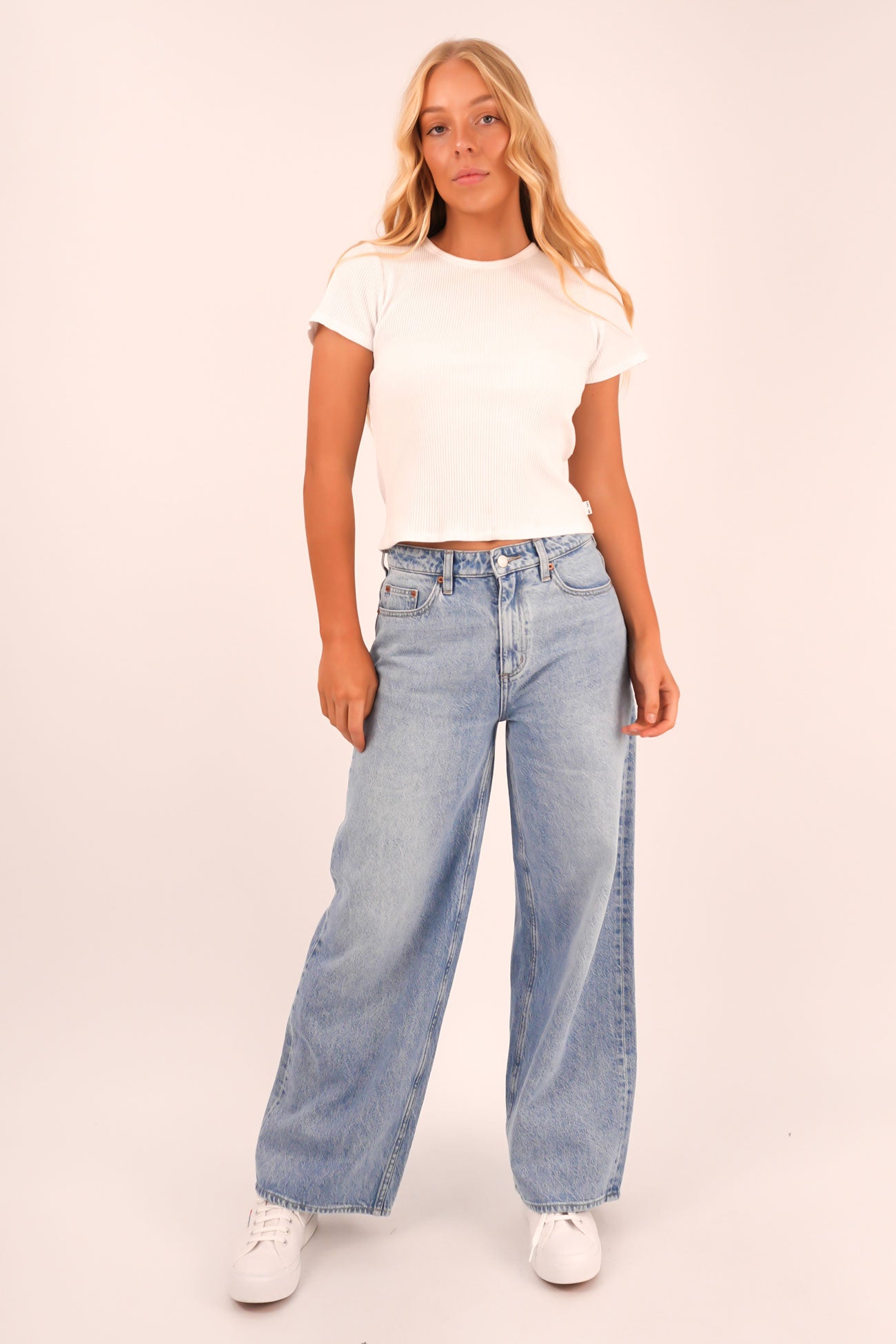 Mid Slouch Jean Downtown Fade Petite