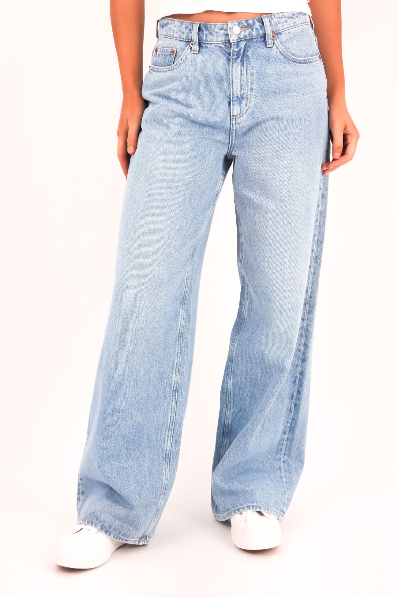 Mid Slouch Jean Downtown Fade