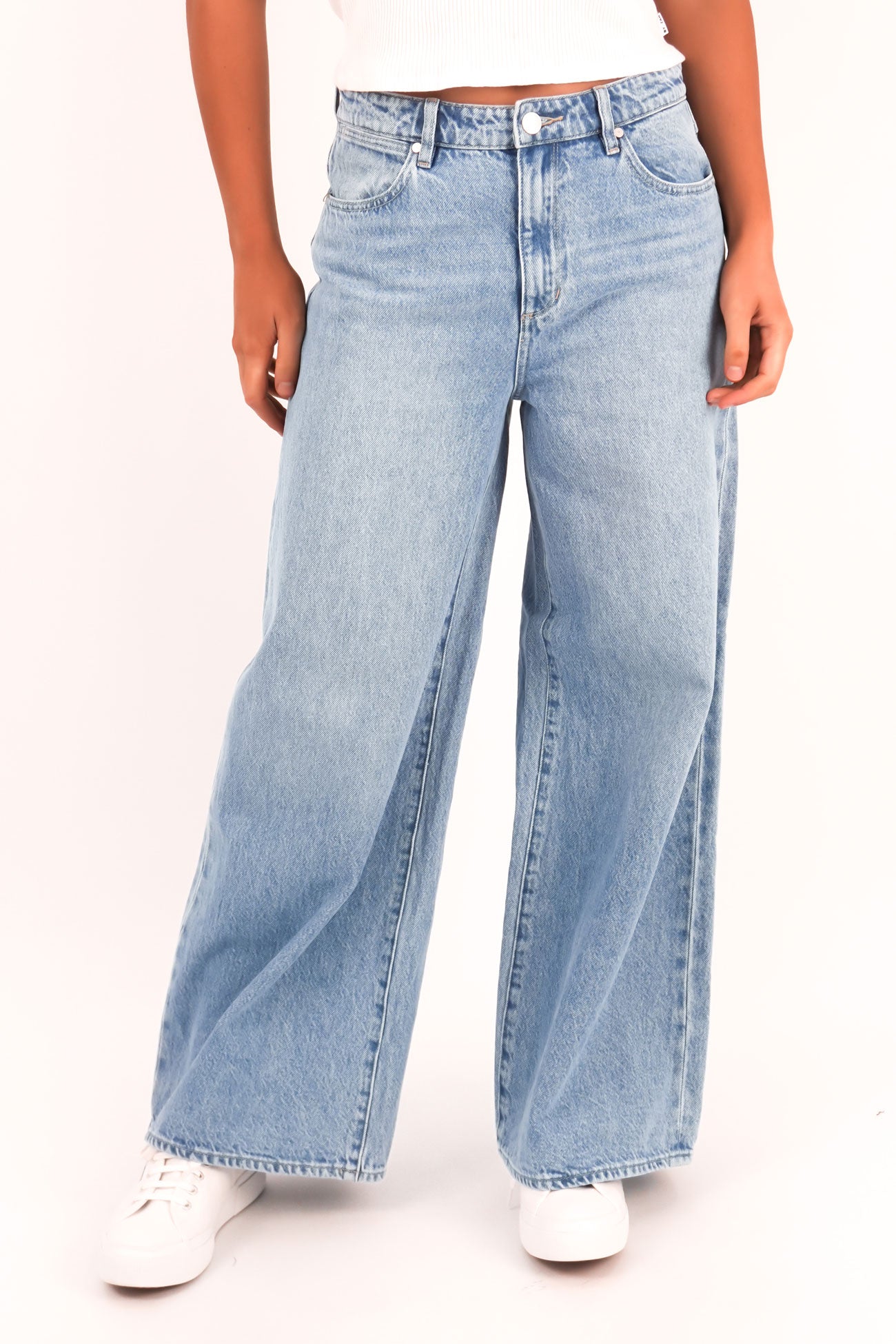 Mid Stevie Jean Blue Velvet Petite