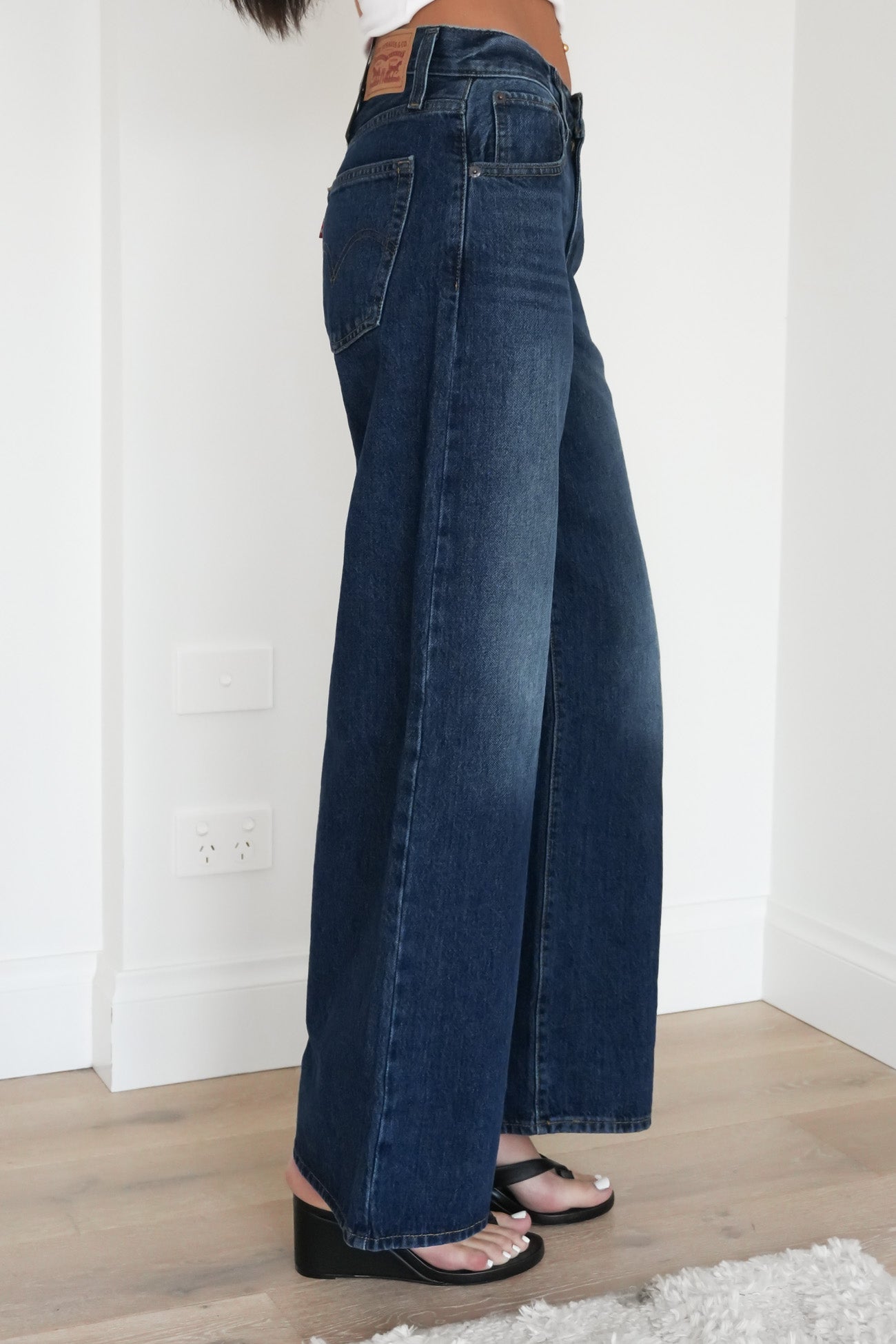 Middy Wide Leg Jean Midnight Charm