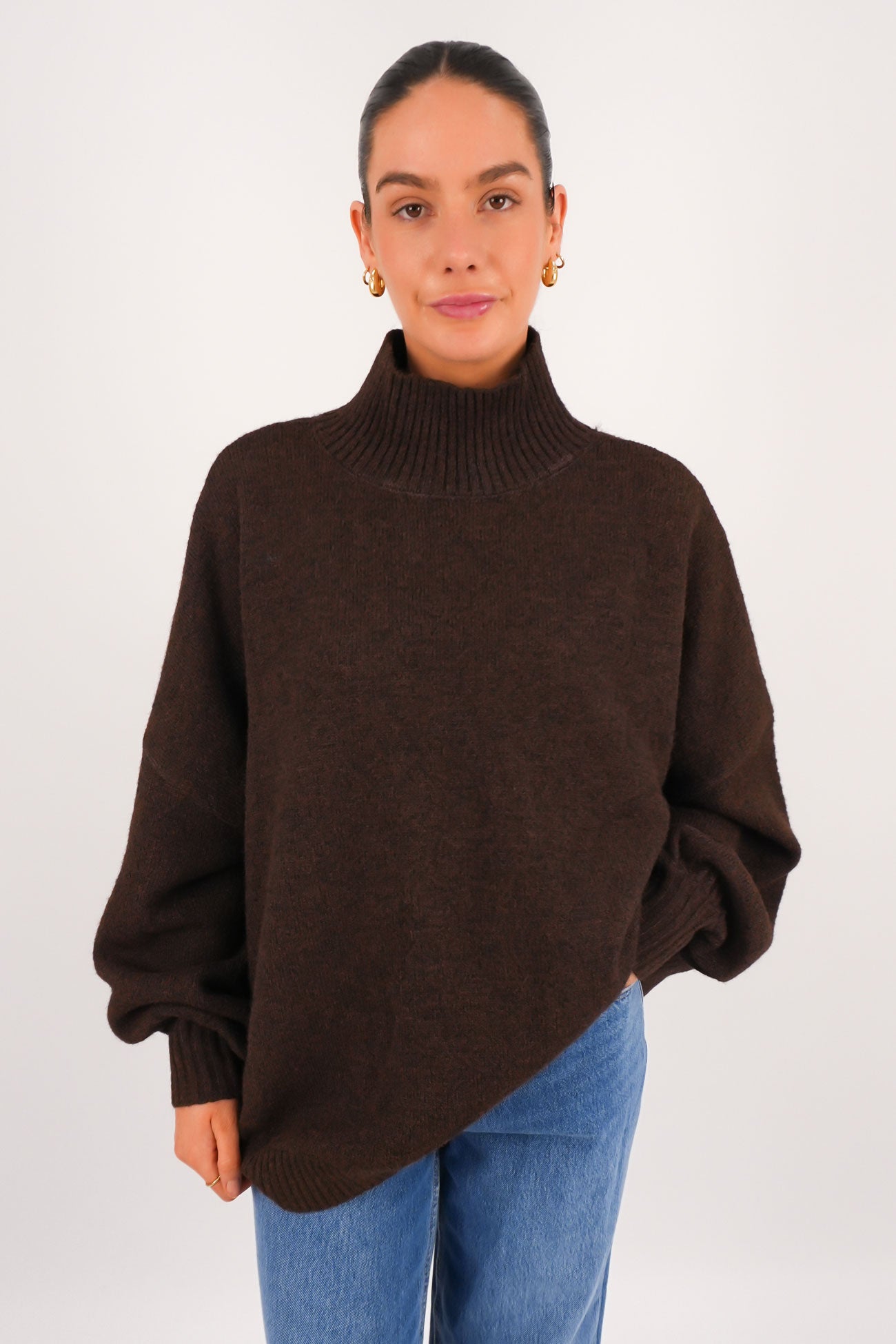 Milo Knit Jumper Chocolate