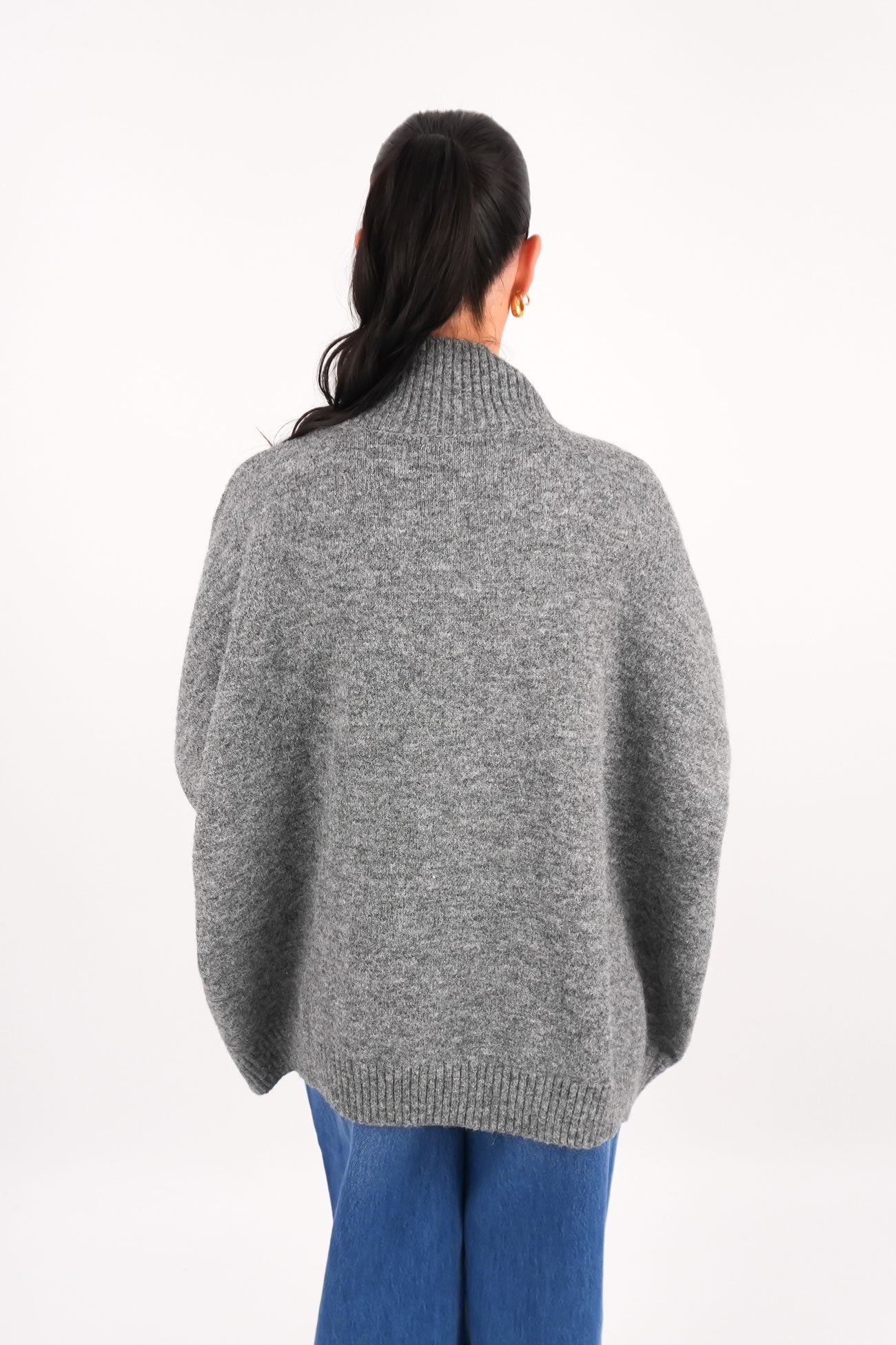 Milo Knit Jumper Grey