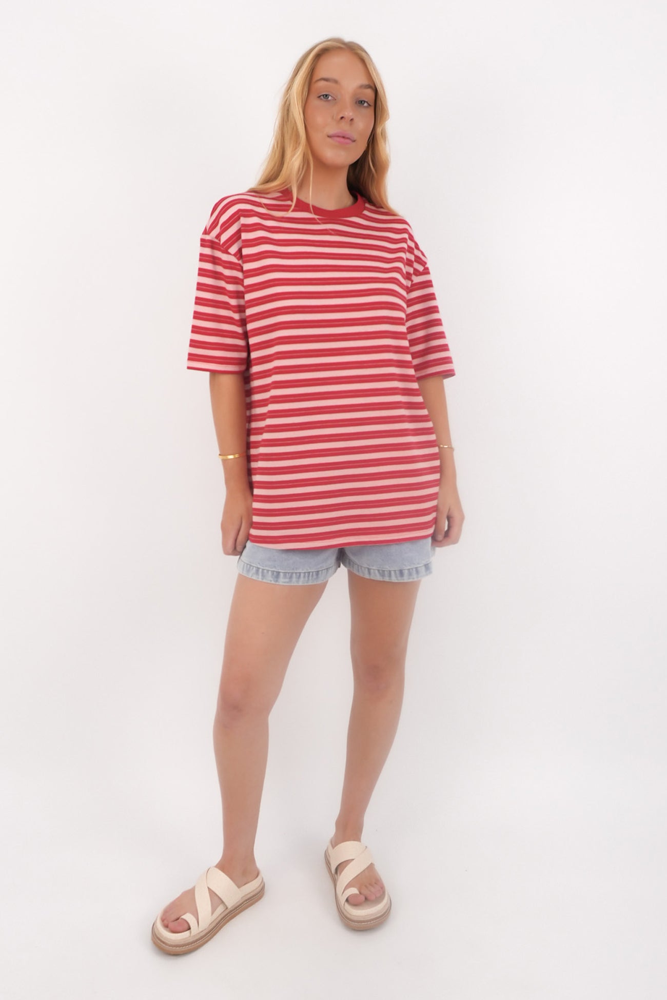 Mimi Tee Red Stripe