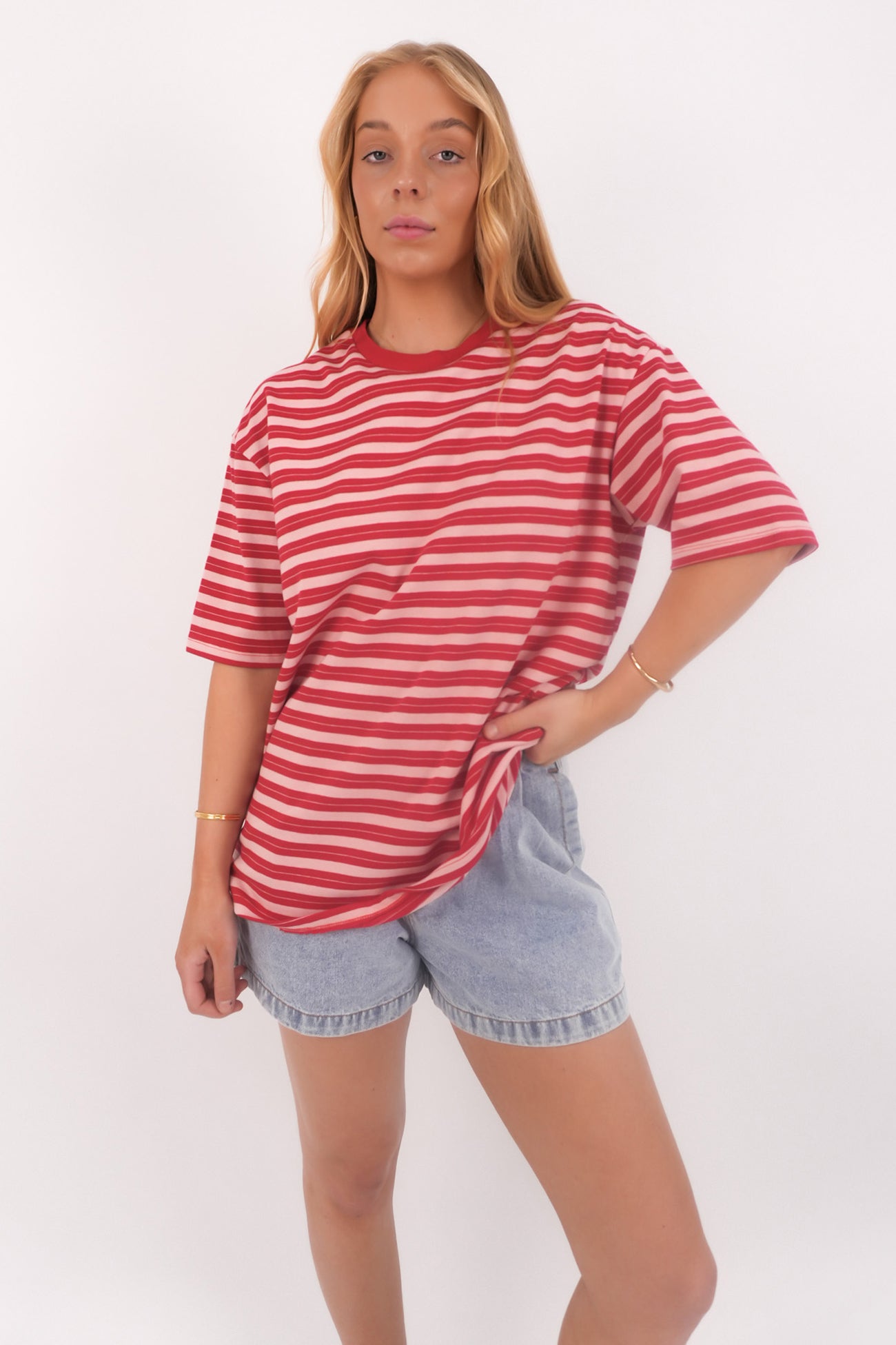 Mimi Tee Red Stripe