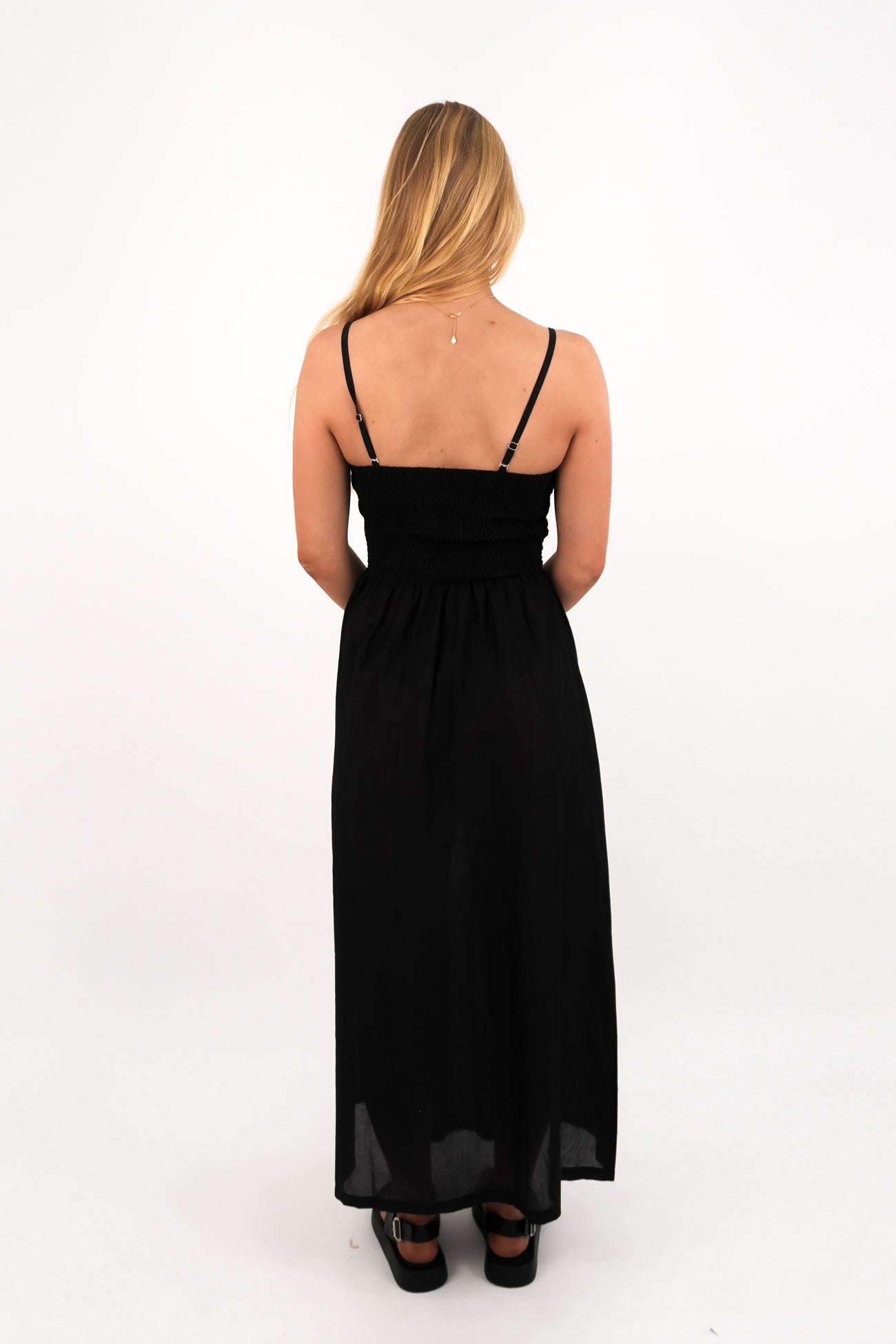 Mina Strapless Dress Black