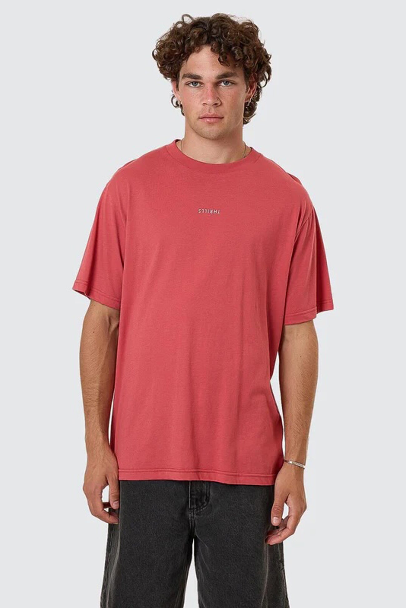 Minimal Thrills Merch Fit Tee Redwood