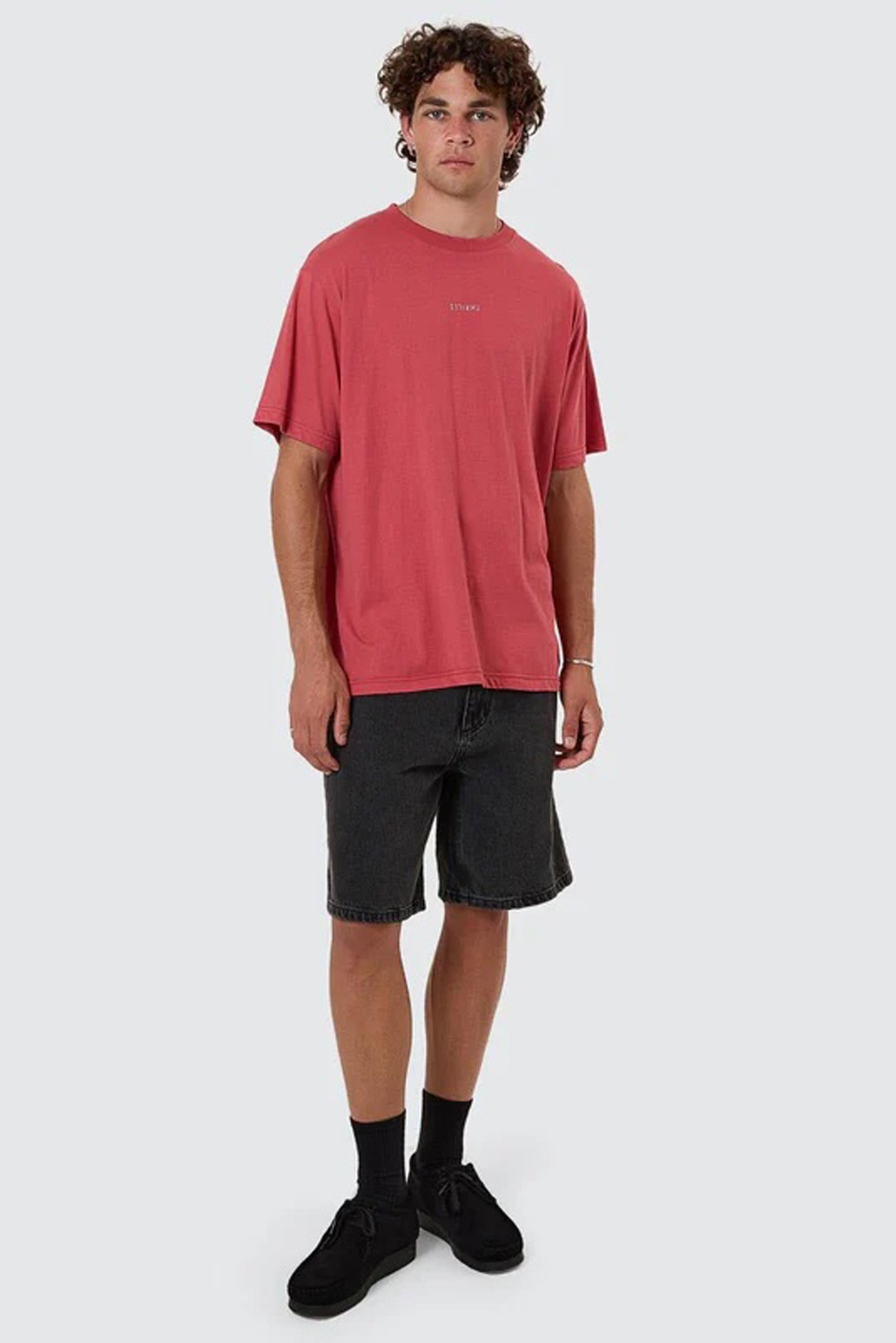 Minimal Thrills Merch Fit Tee Redwood