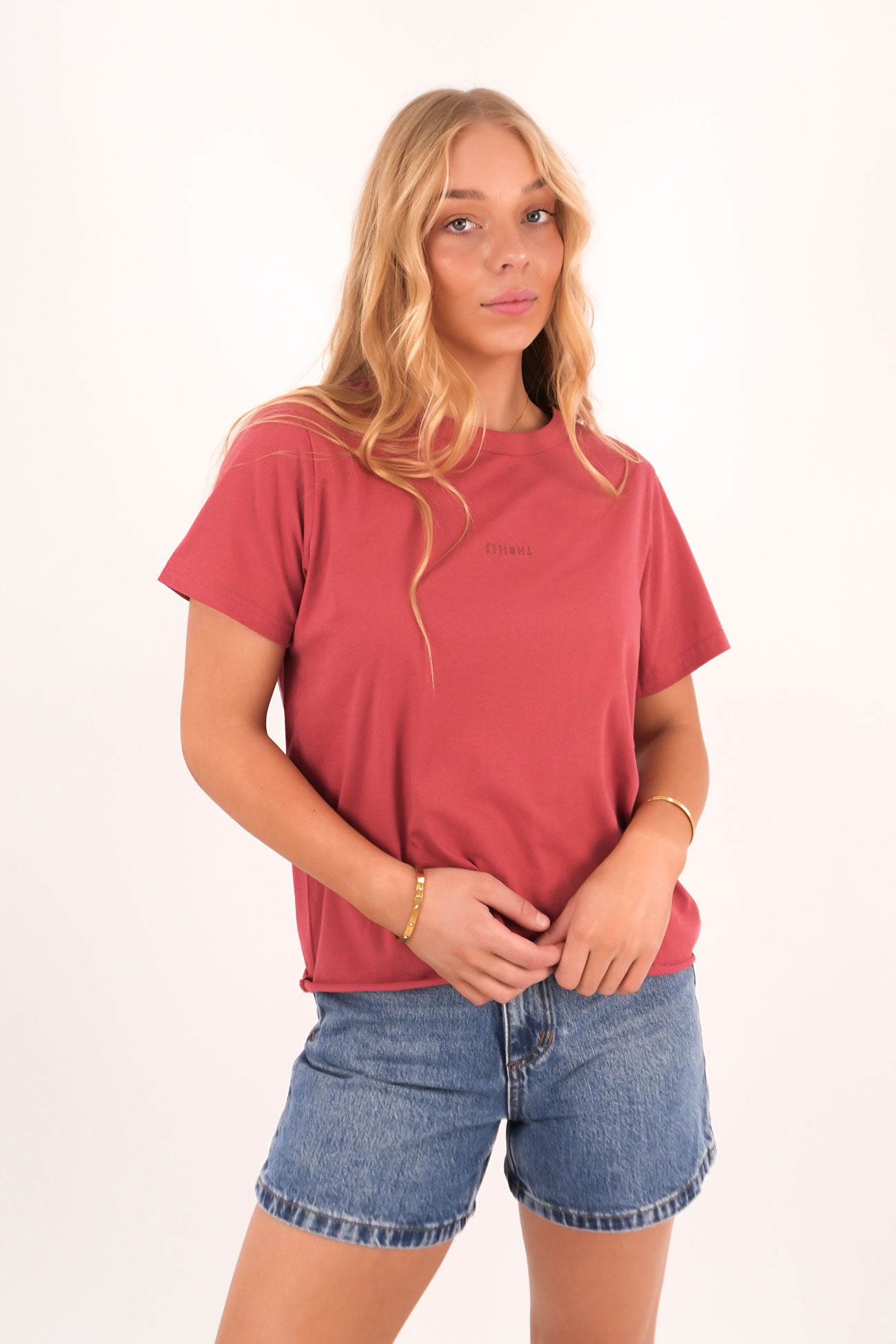 Minimal Thrills Relaxed Tee Redwood