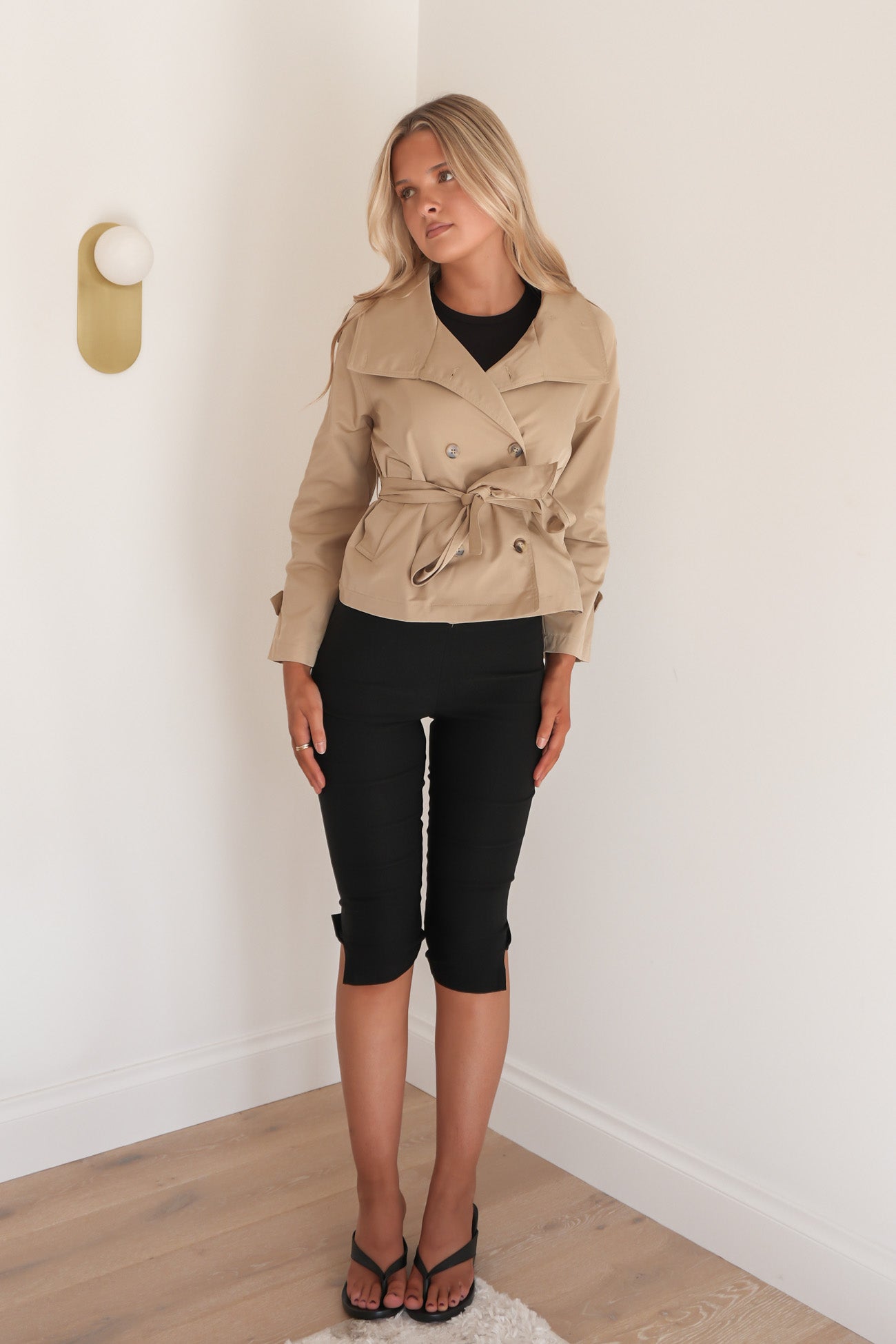Minka Capri Pant Black