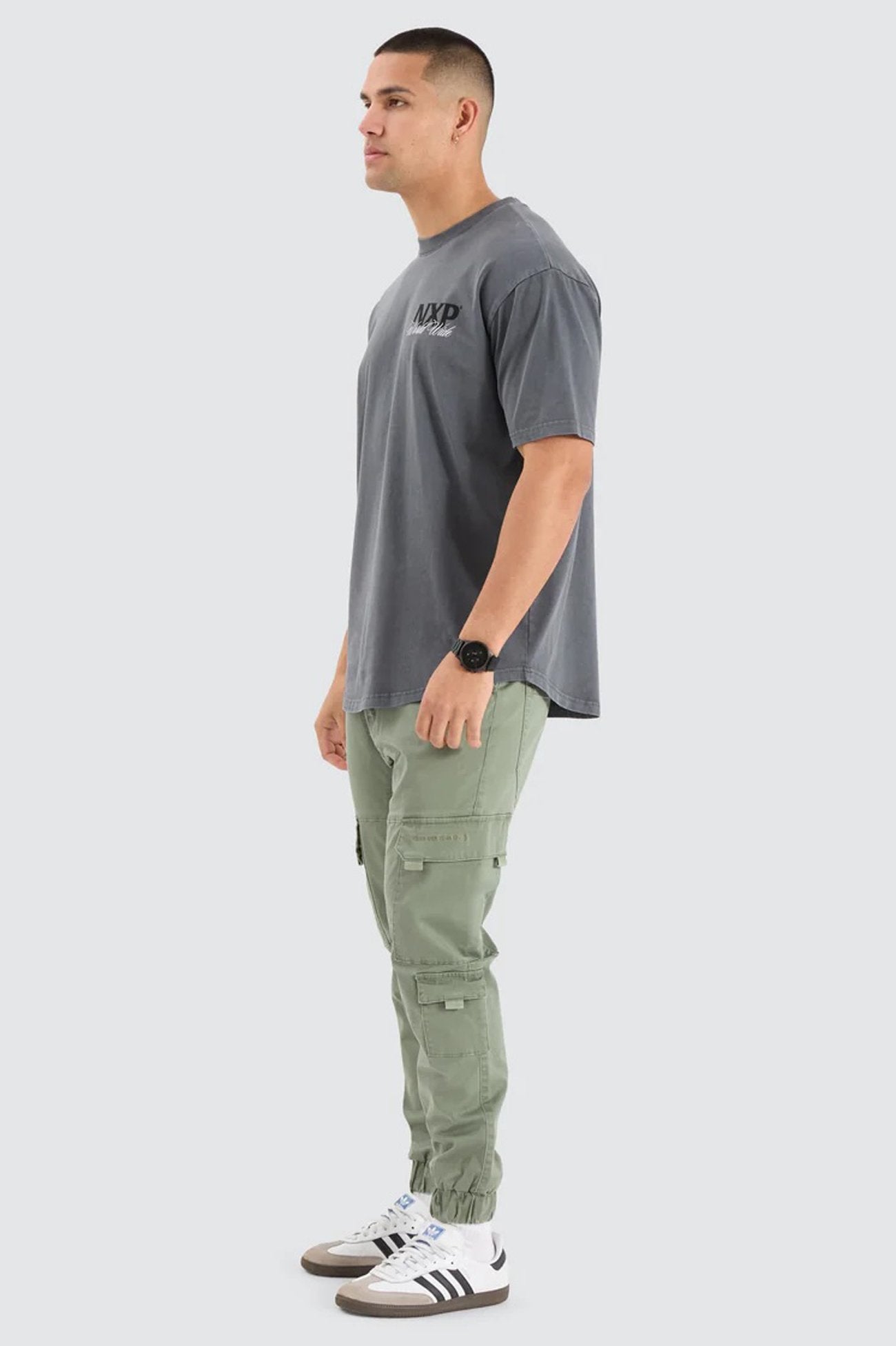 Mirage Box Fit Tee Pigment Charcoal