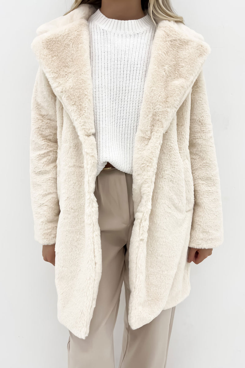 Molly Fur Coat Natural