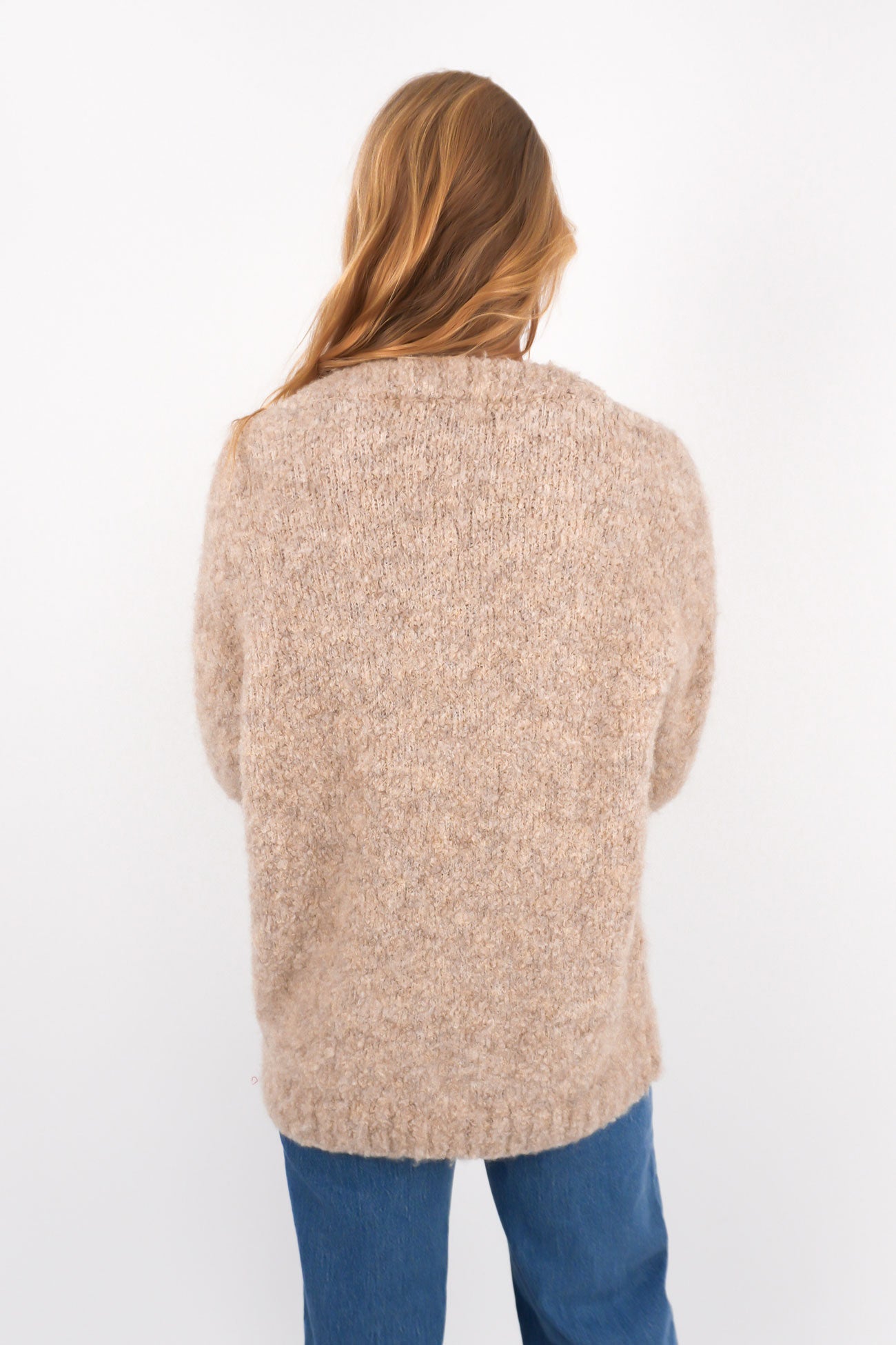 Monnet Knit Crew Mushroom