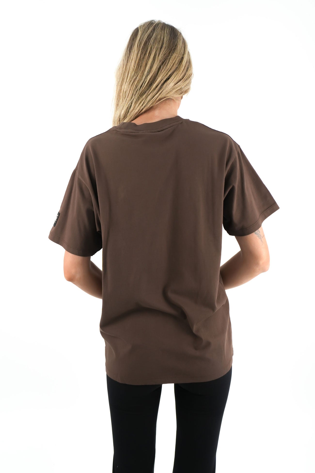 Monogram Relaxed Tee Brown
