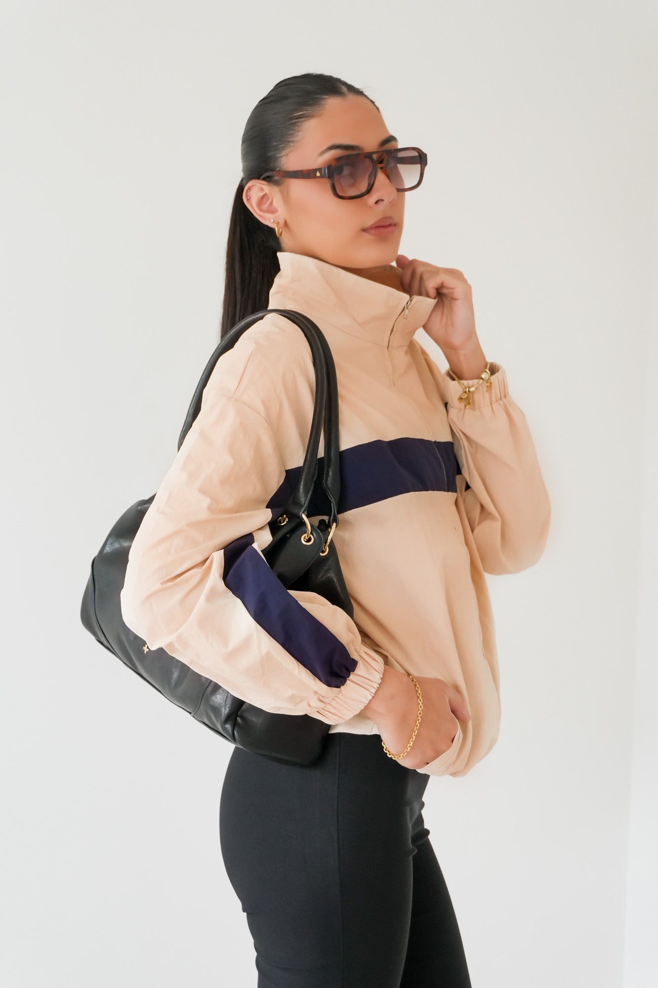Monte Jacket Beige Navy