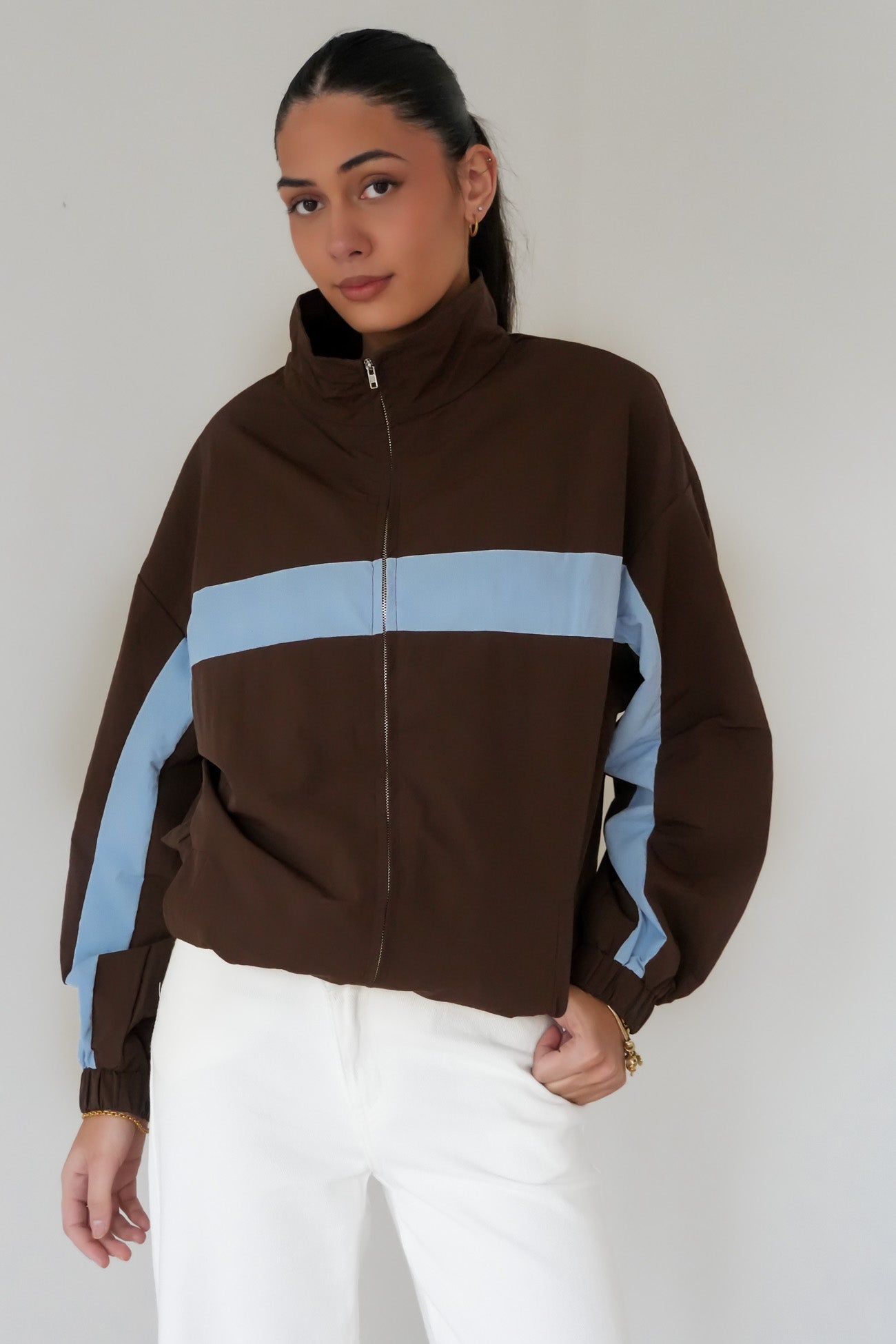 Monte Jacket Chocolate Blue