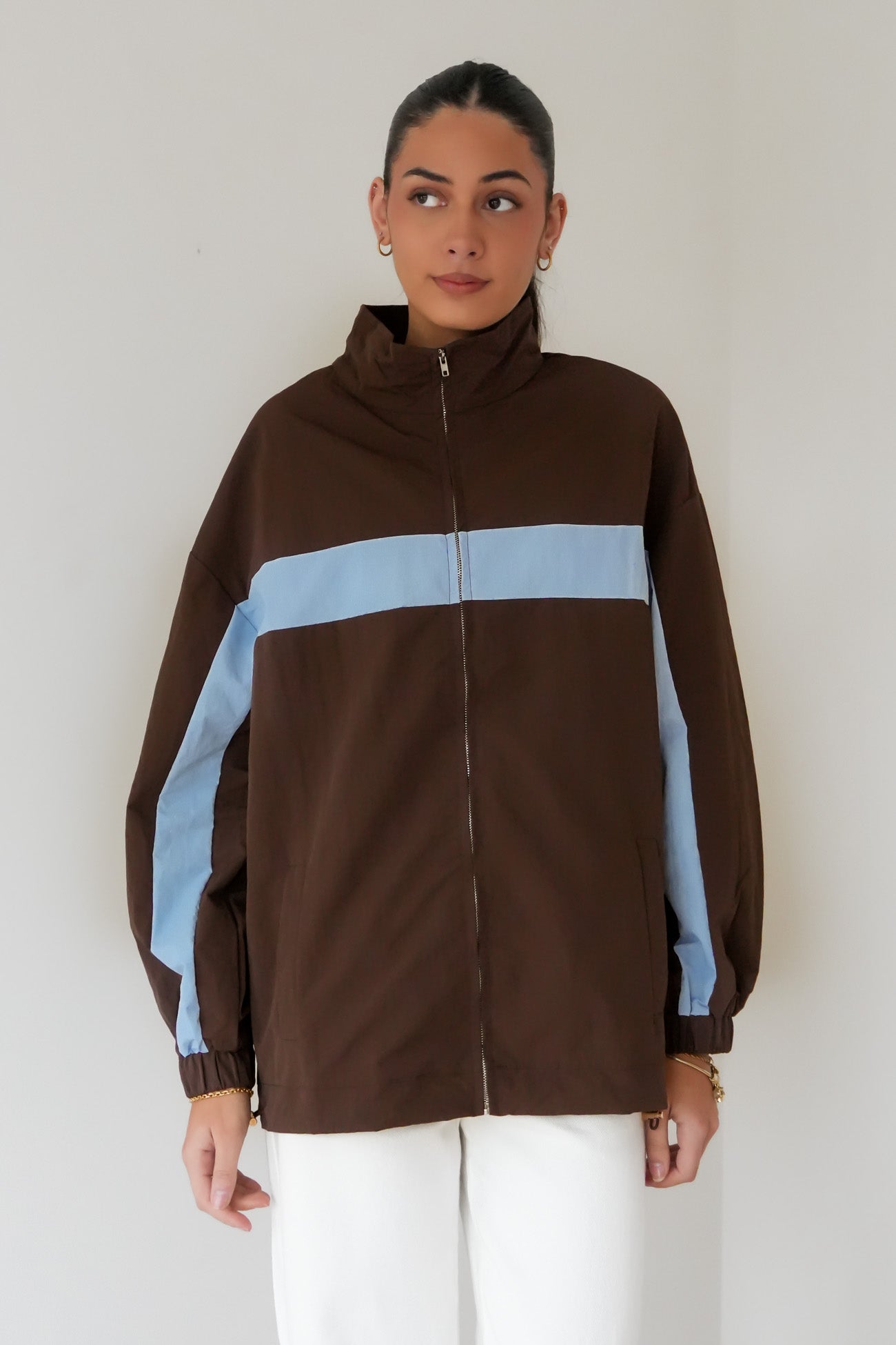 Monte Jacket Chocolate Blue
